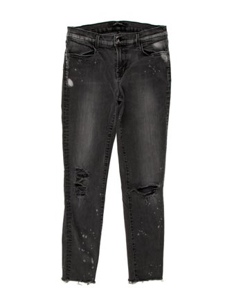 J Brand Mid-Rise Skinny Leg Jeans