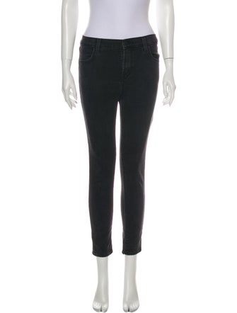 J Brand Mid-Rise Skinny Leg Jeans