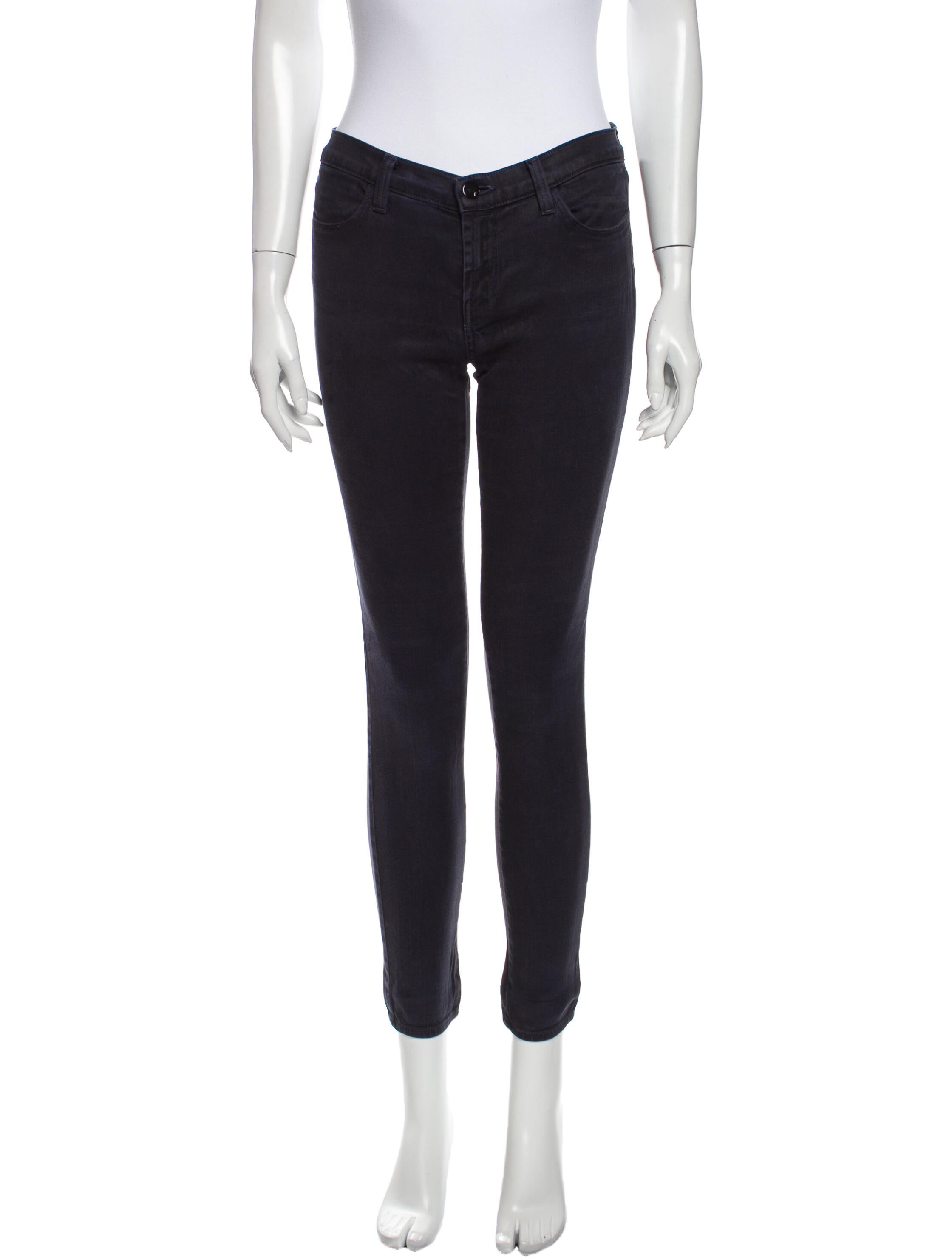 J Brand Mid-Rise Skinny Leg Jeans