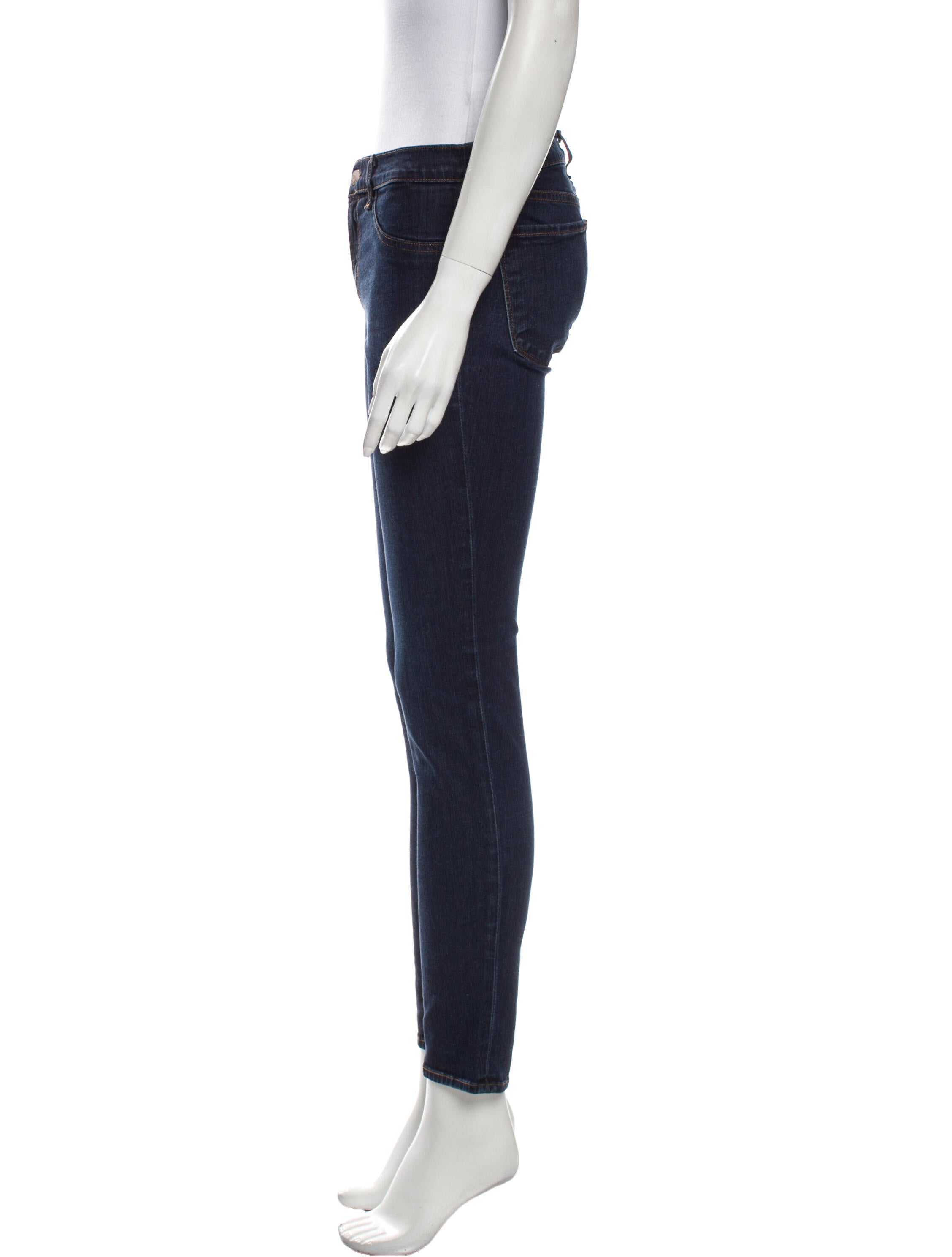 J Brand Mid-Rise Skinny Leg Jeans