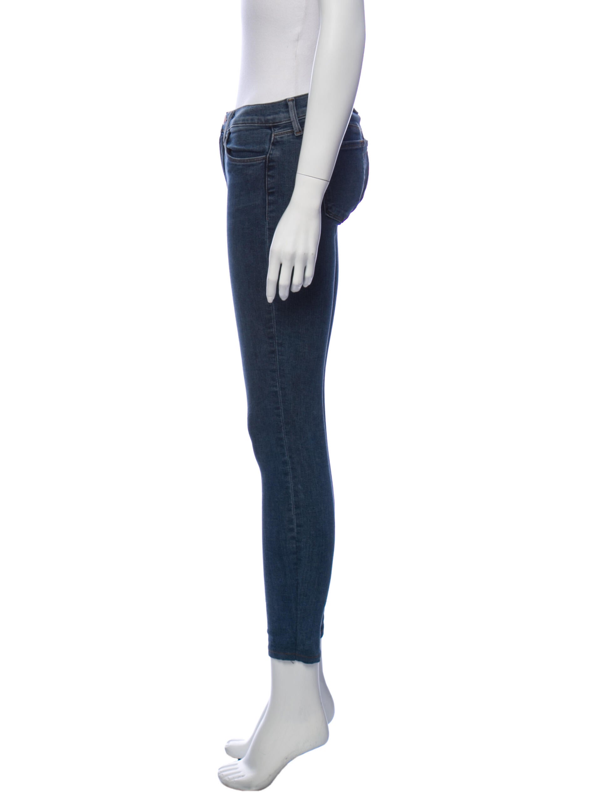 J Brand Mid-Rise Skinny Leg Jeans