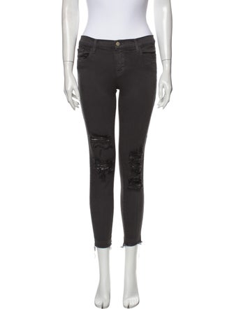 J Brand Mid-Rise Skinny Leg Jeans