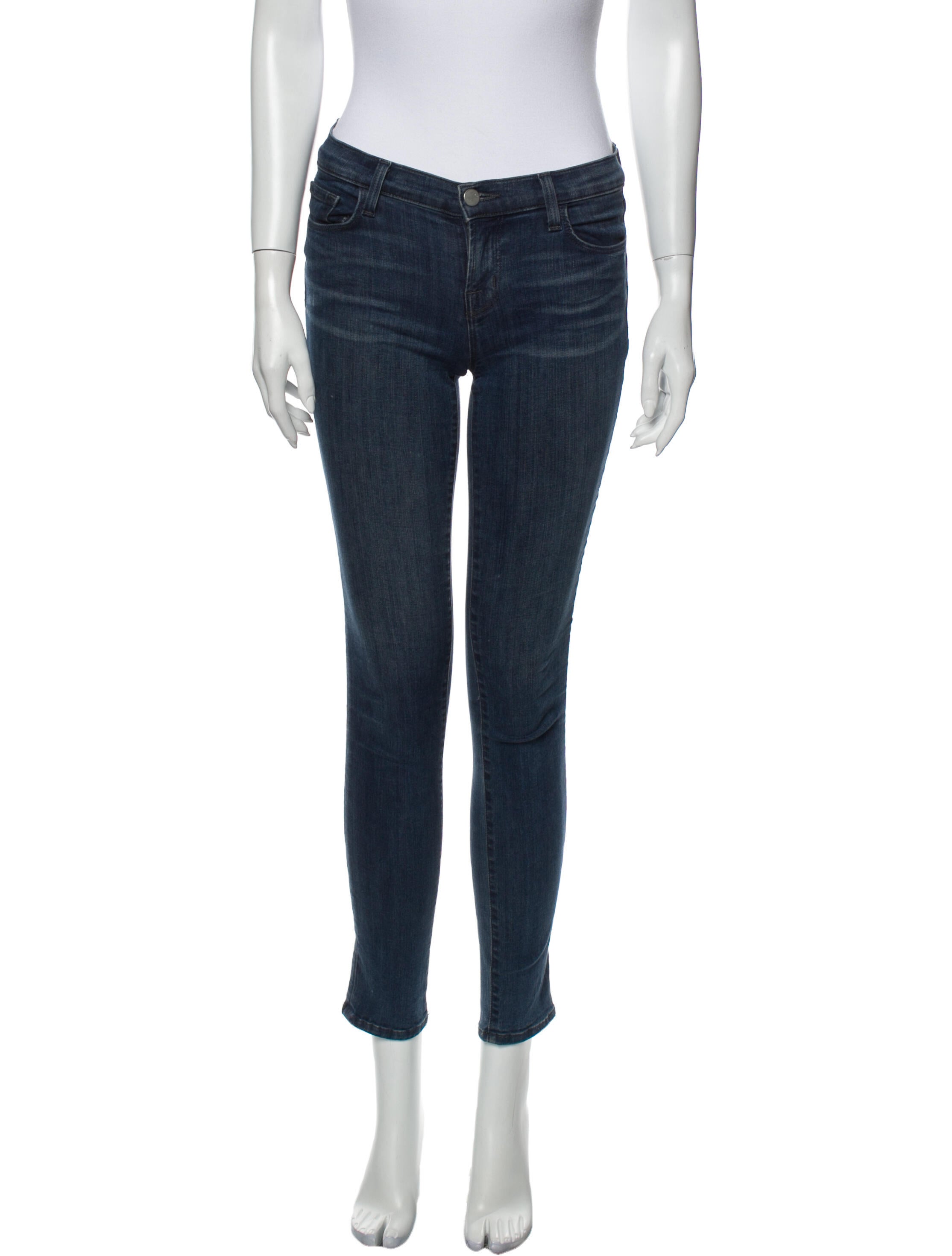 J Brand Low-Rise Skinny Leg Jeans