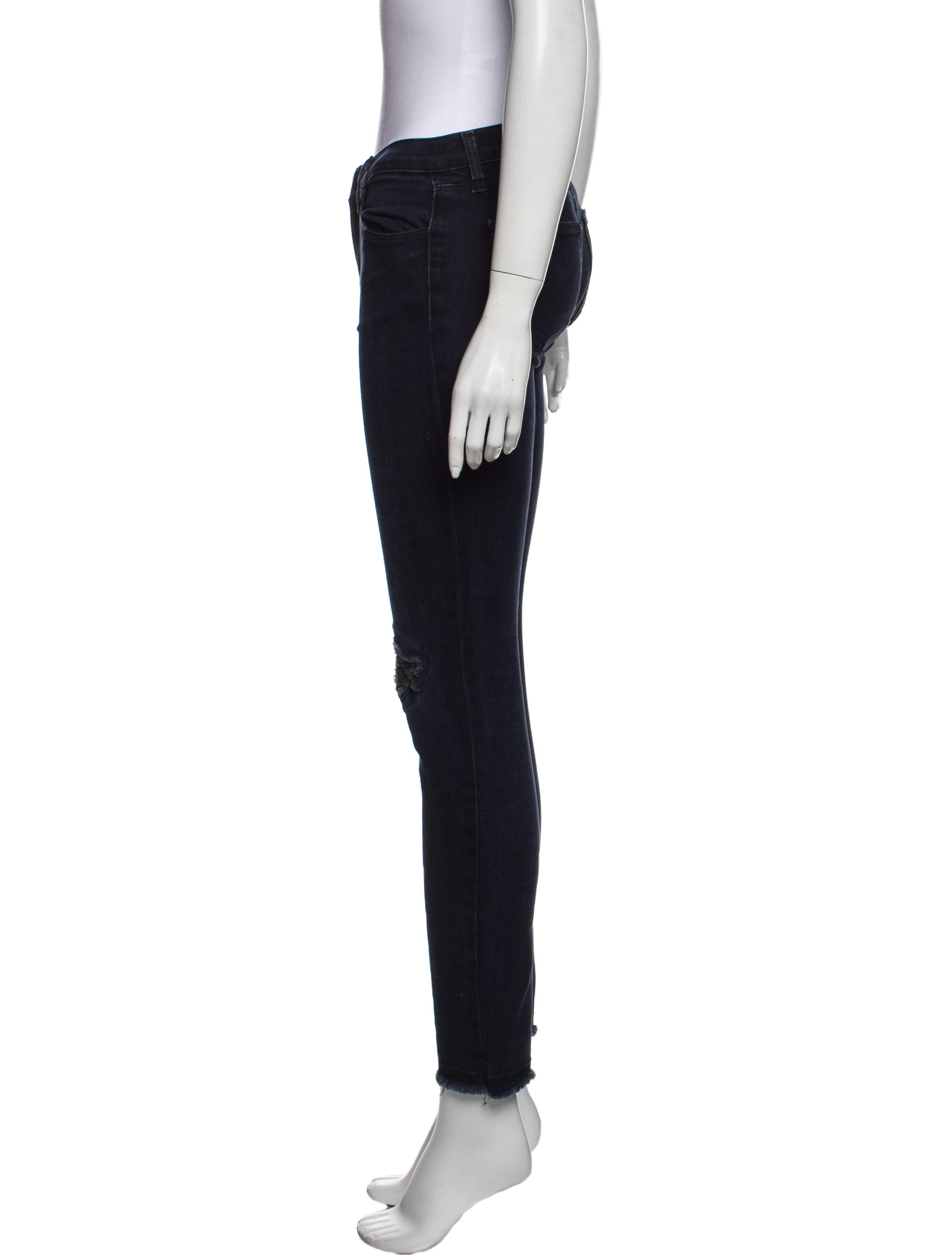 J Brand Mid-Rise Skinny Leg Jeans