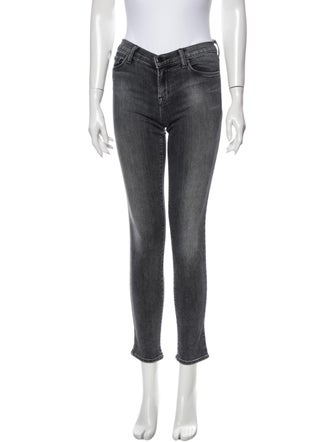 J Brand Mid-Rise Skinny Leg Jeans
