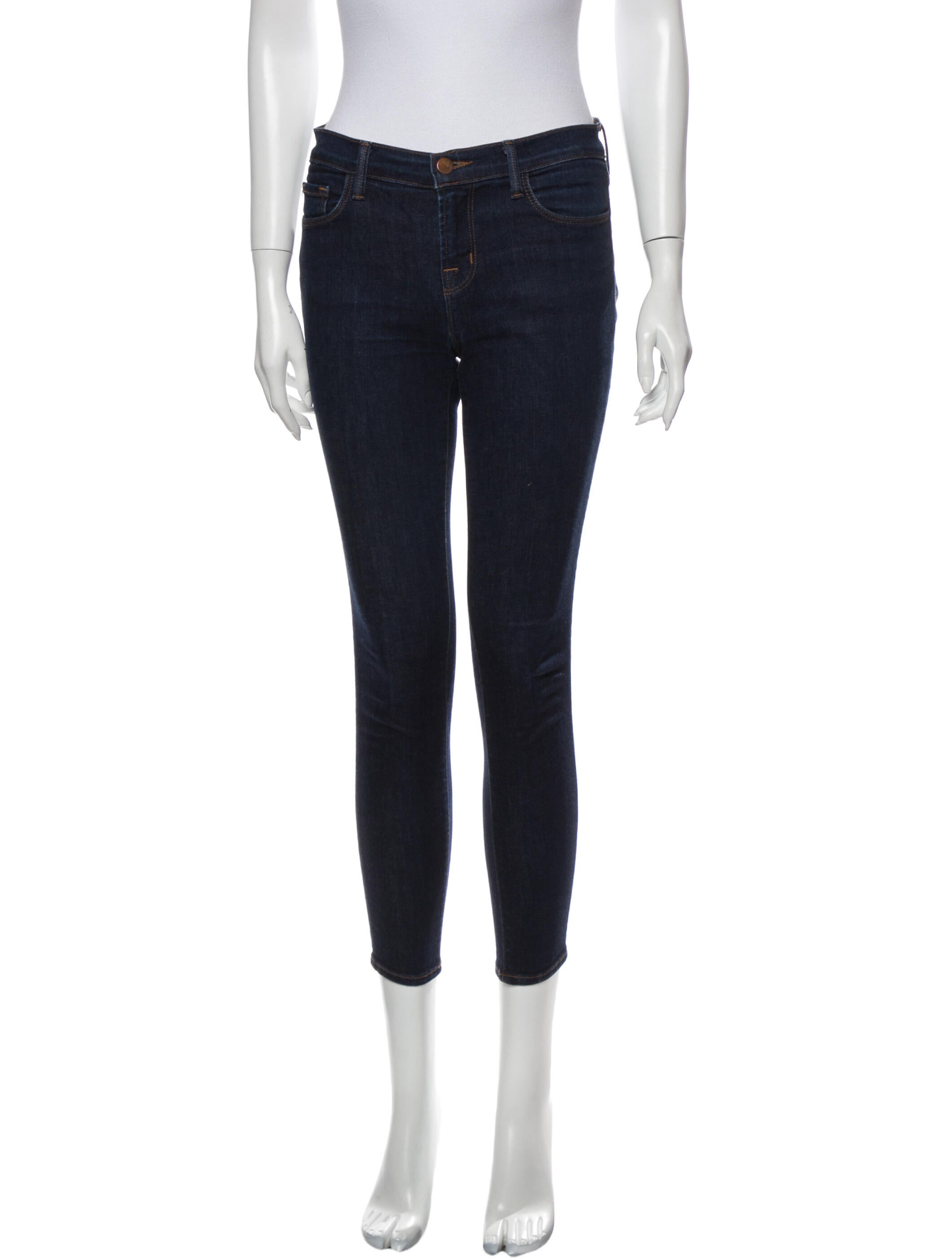 J Brand Mid-Rise Skinny Leg Jeans
