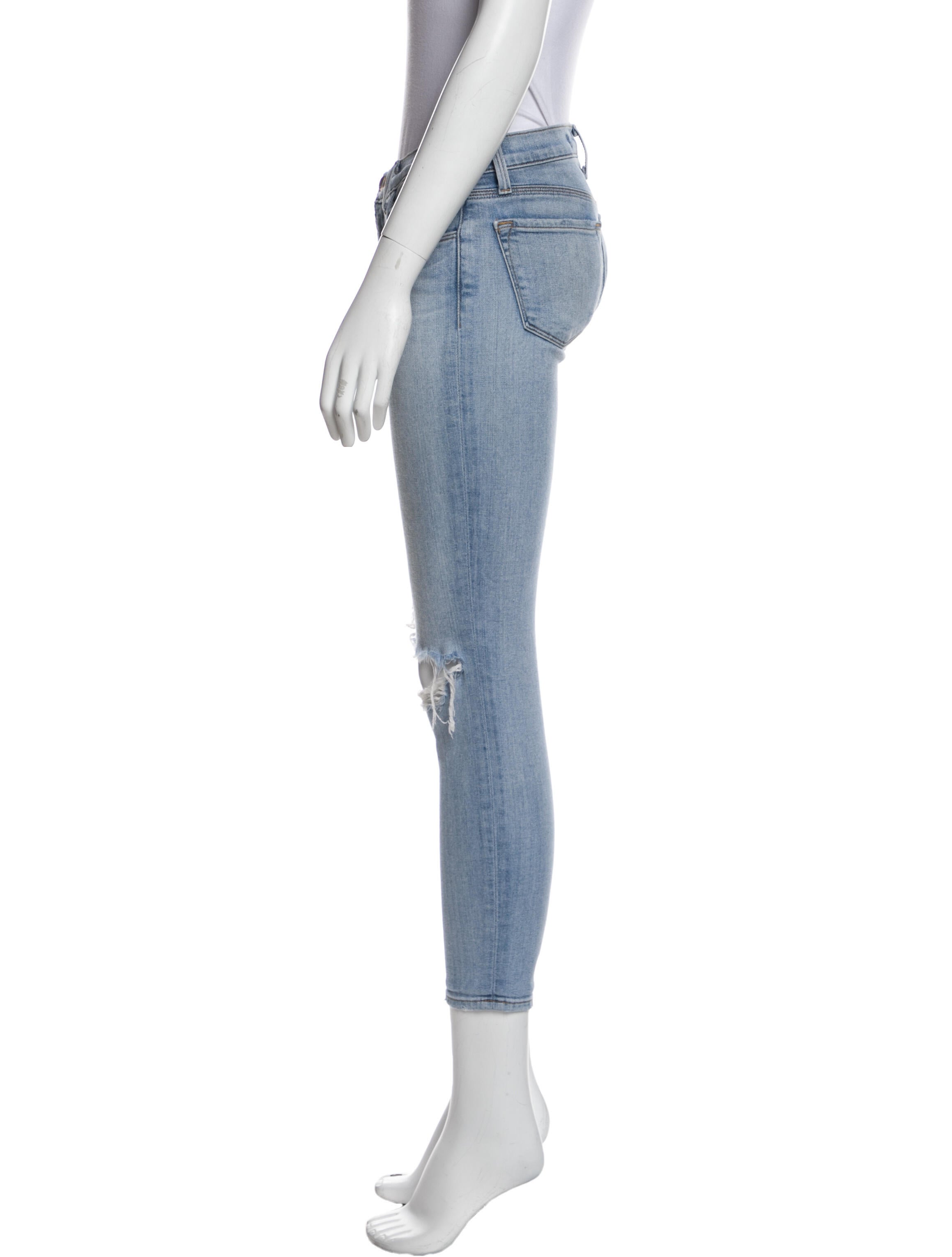 J Brand Mid-Rise Skinny Leg Jeans