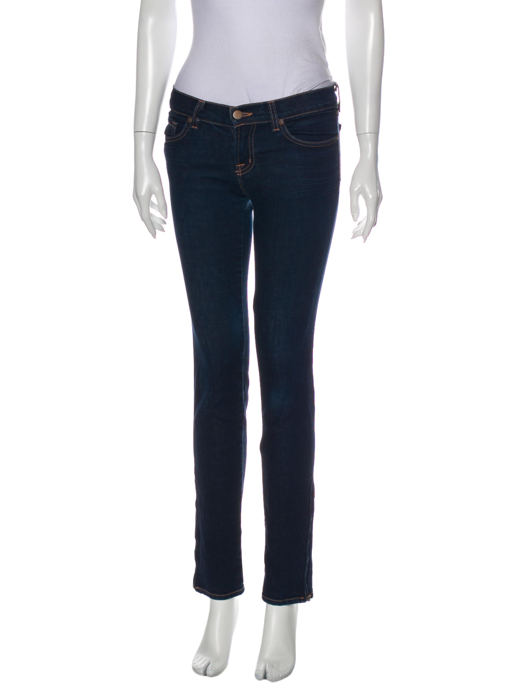 J Brand Low-Rise Skinny Leg Jeans