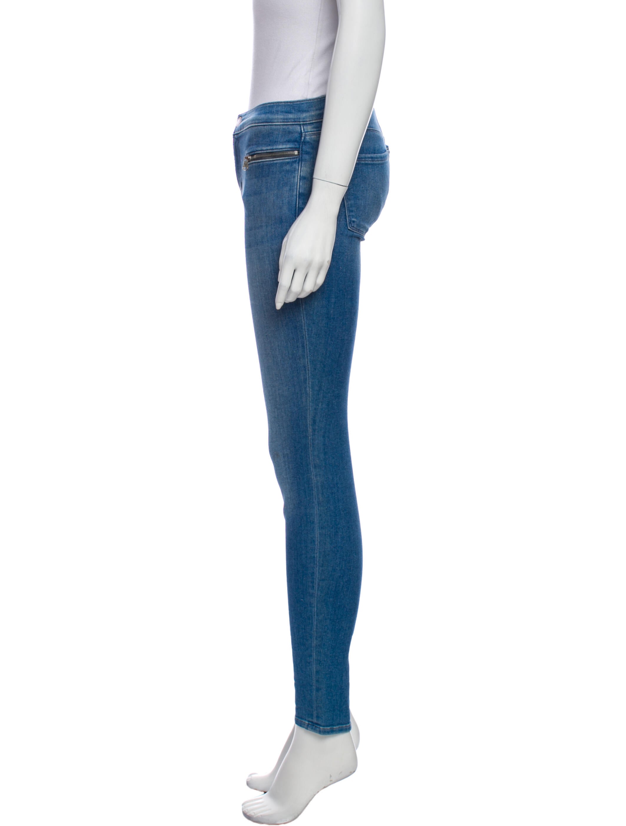 J Brand Mid-Rise Skinny Leg Jeans