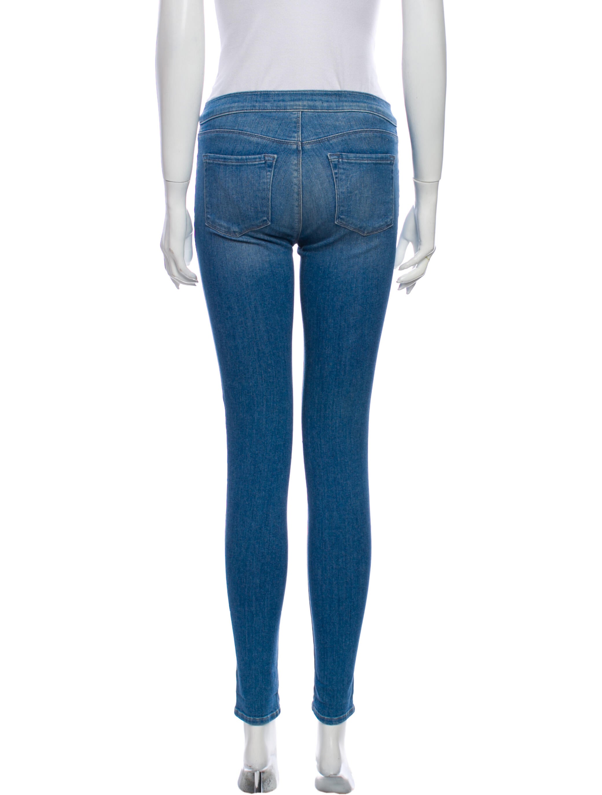J Brand Mid-Rise Skinny Leg Jeans