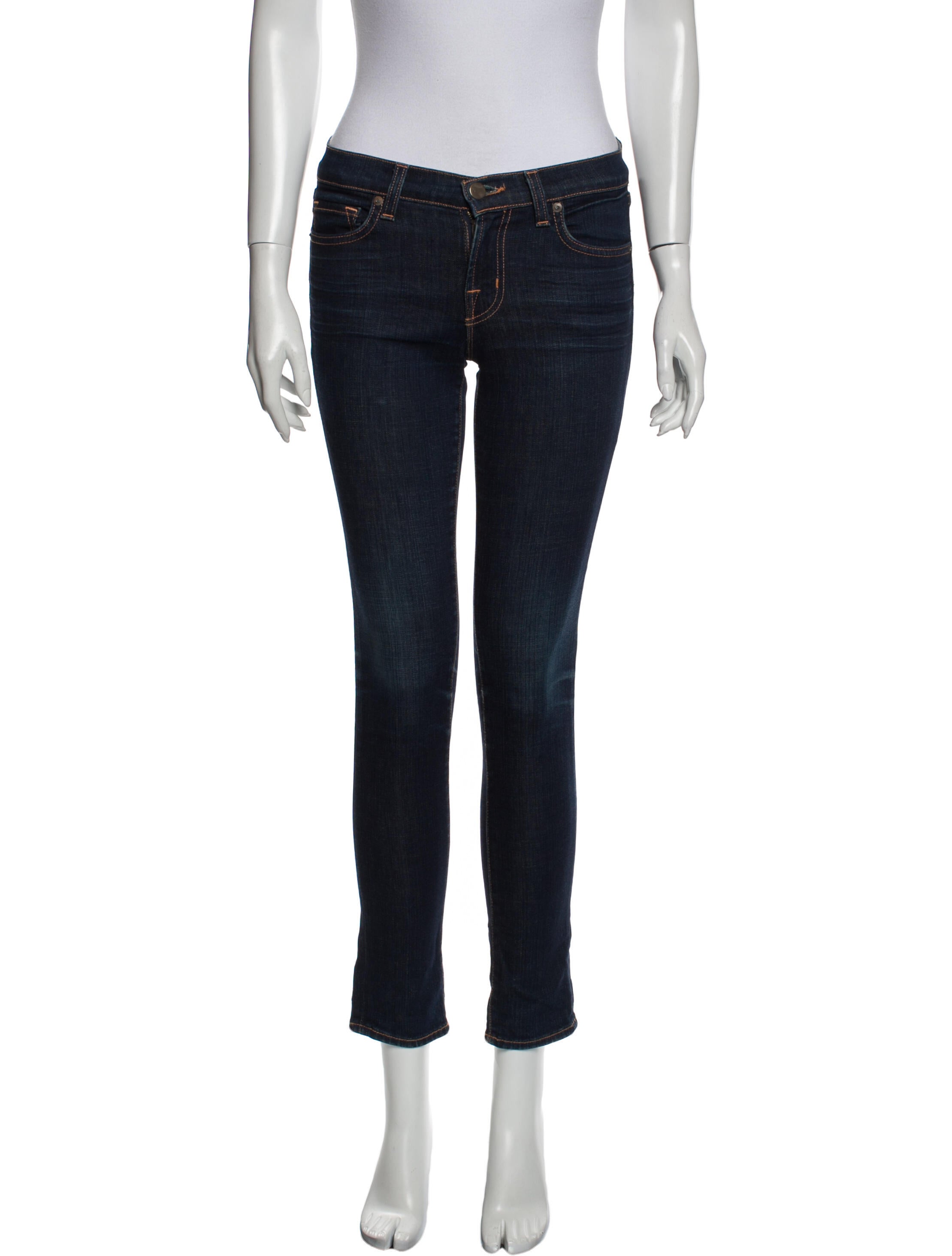 J Brand Low-Rise Skinny Leg Jeans