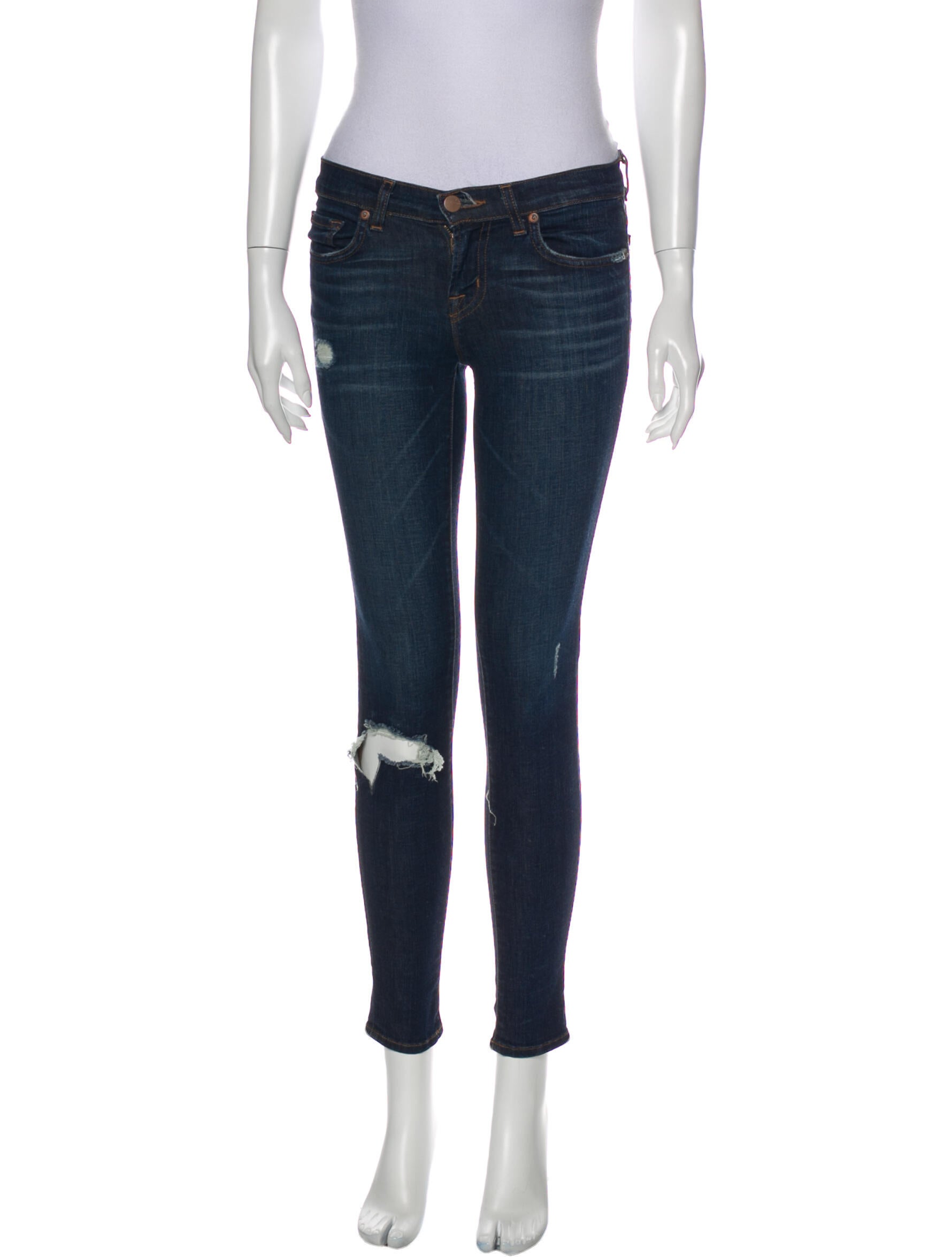 J Brand Low-Rise Skinny Leg Jeans