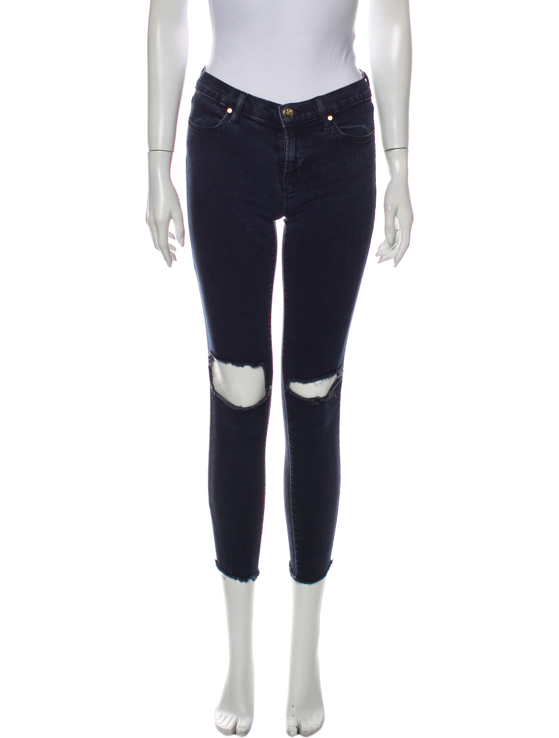 J Brand Mid-Rise Skinny Leg Jeans
