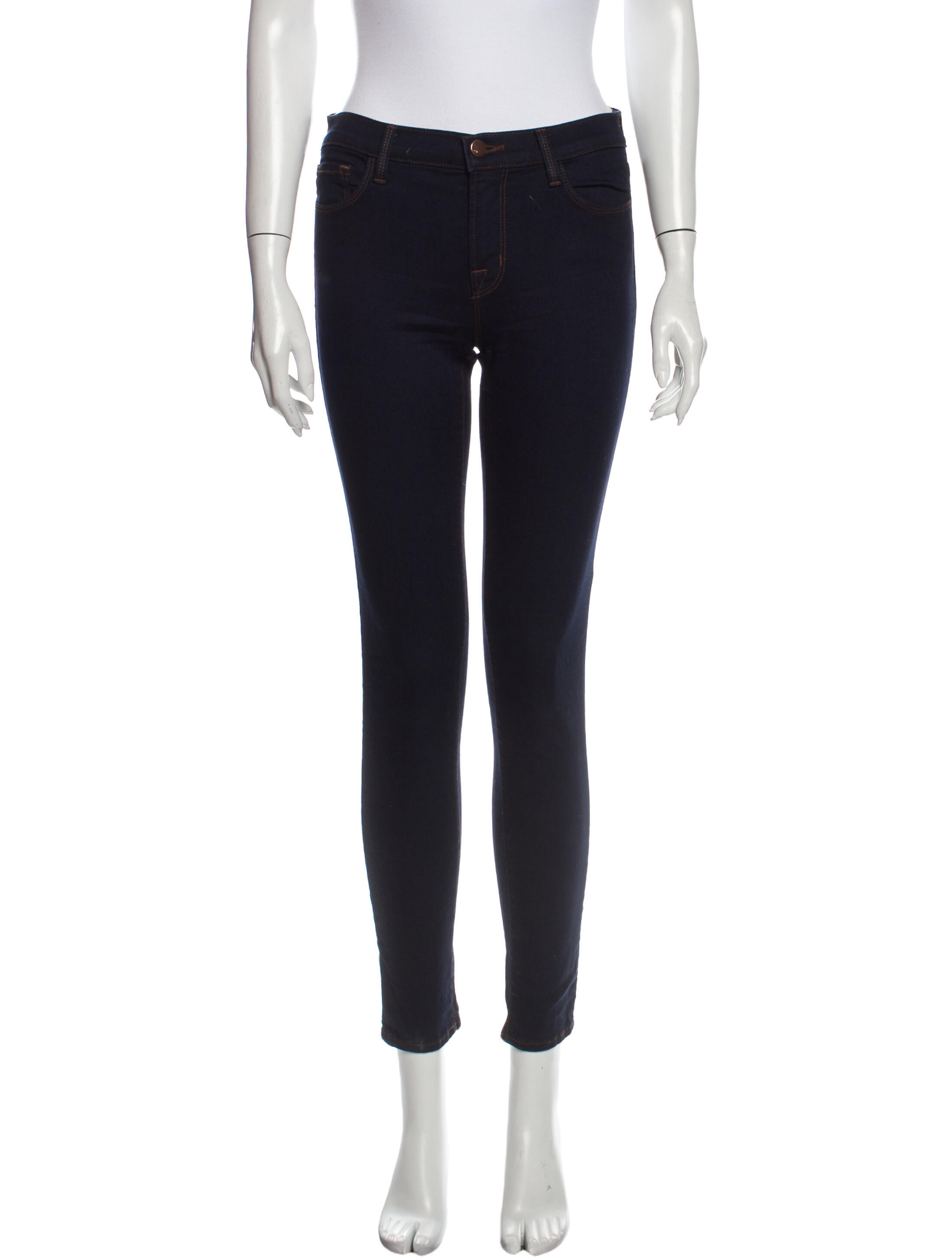 J Brand Mid-Rise Skinny Leg Jeans