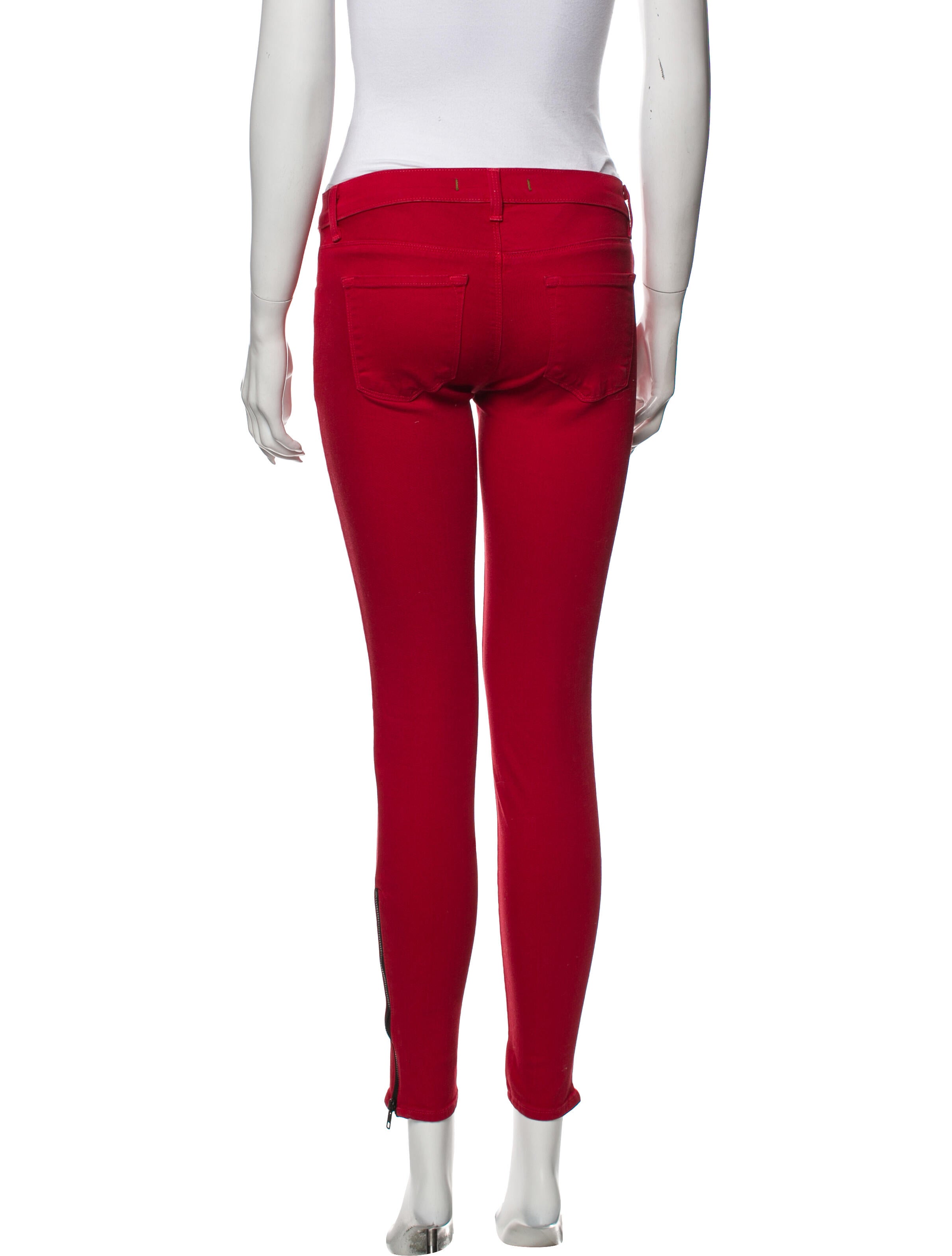 J Brand Low-Rise Skinny Leg Jeans