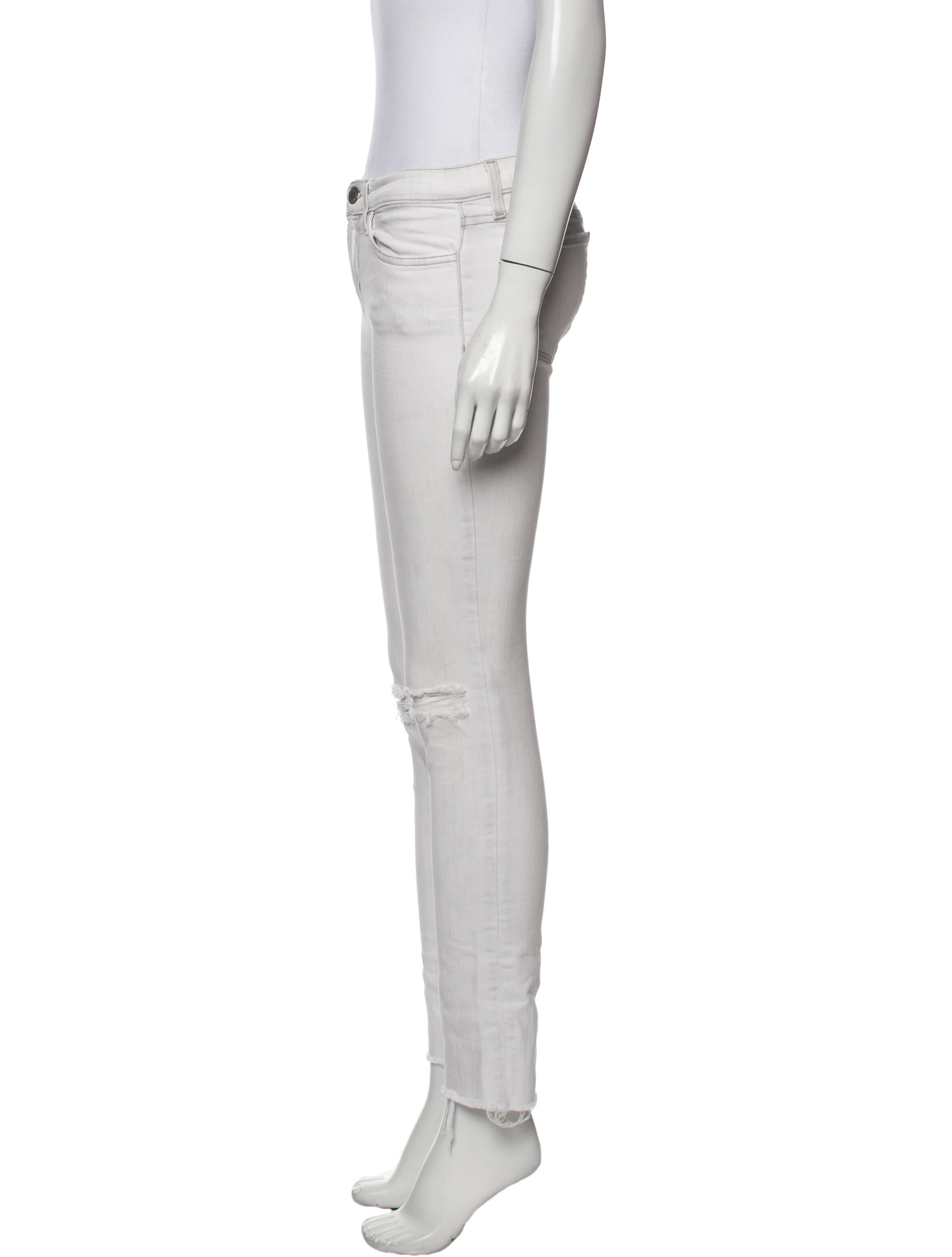 J Brand Mid-Rise Skinny Leg Jeans