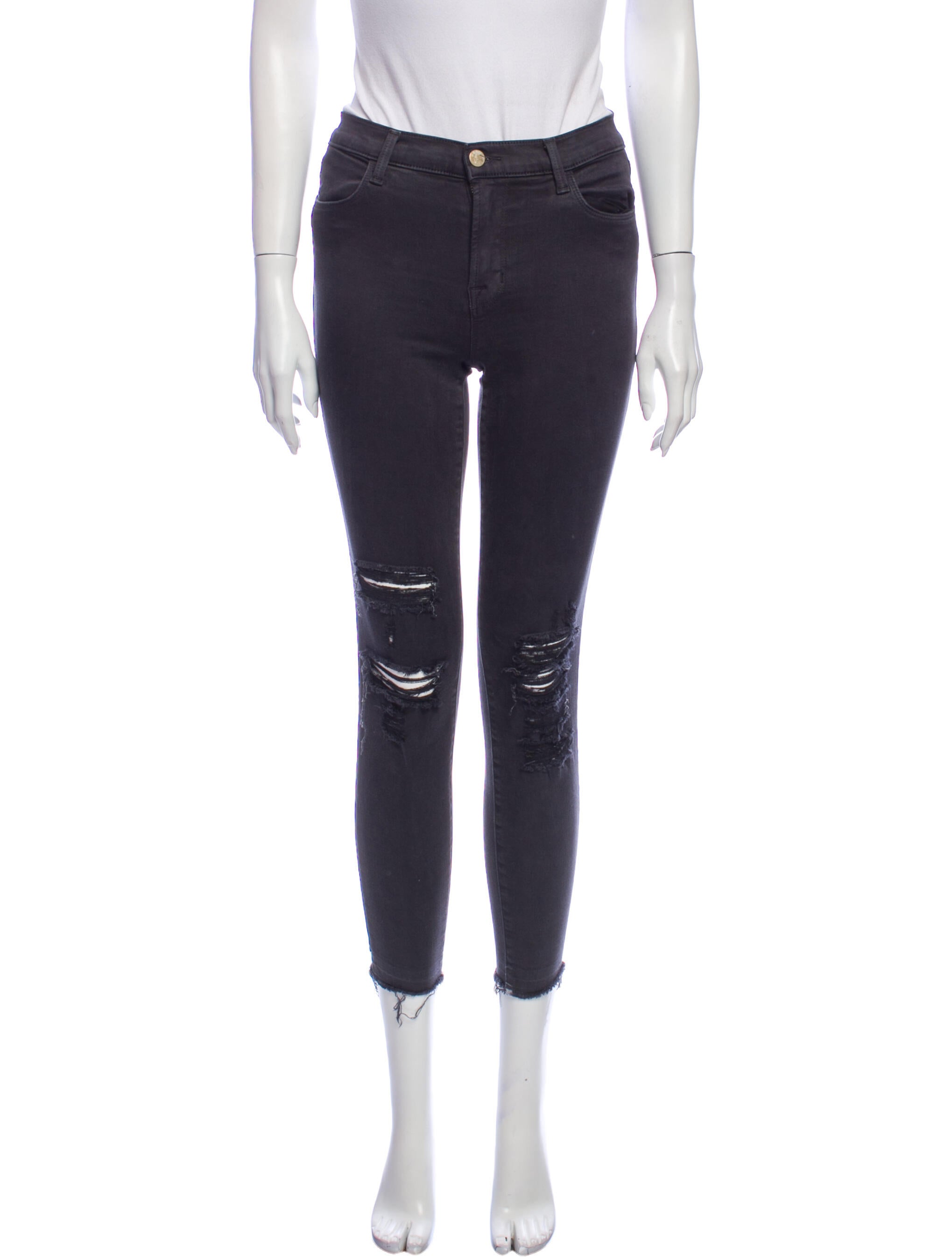 J Brand Mid-Rise Skinny Leg Jeans