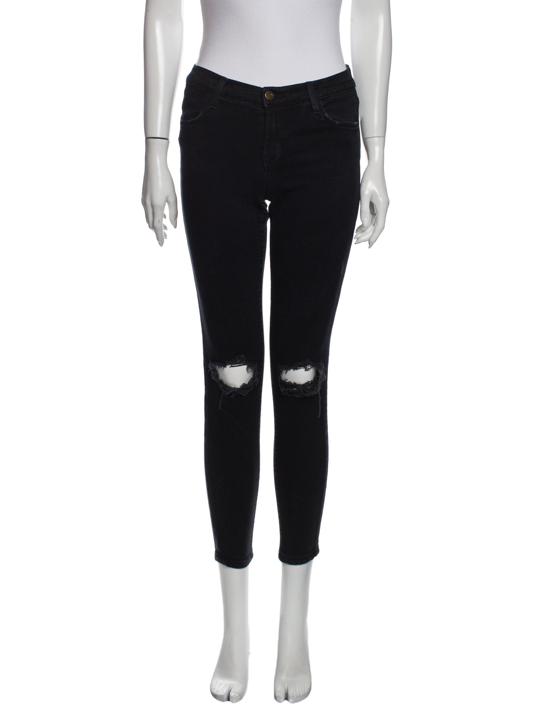 J Brand Mid-Rise Skinny Leg Jeans