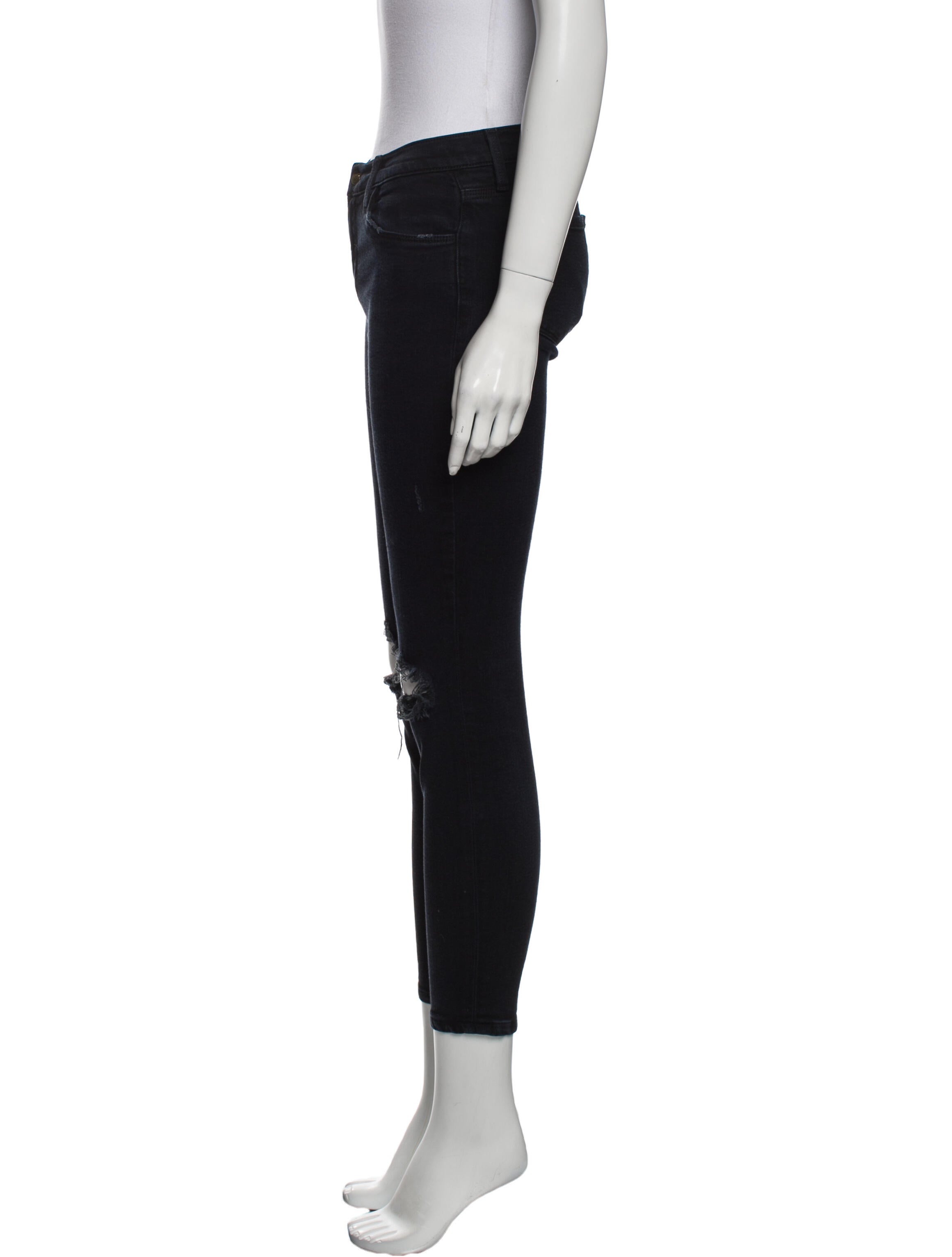 J Brand Mid-Rise Skinny Leg Jeans