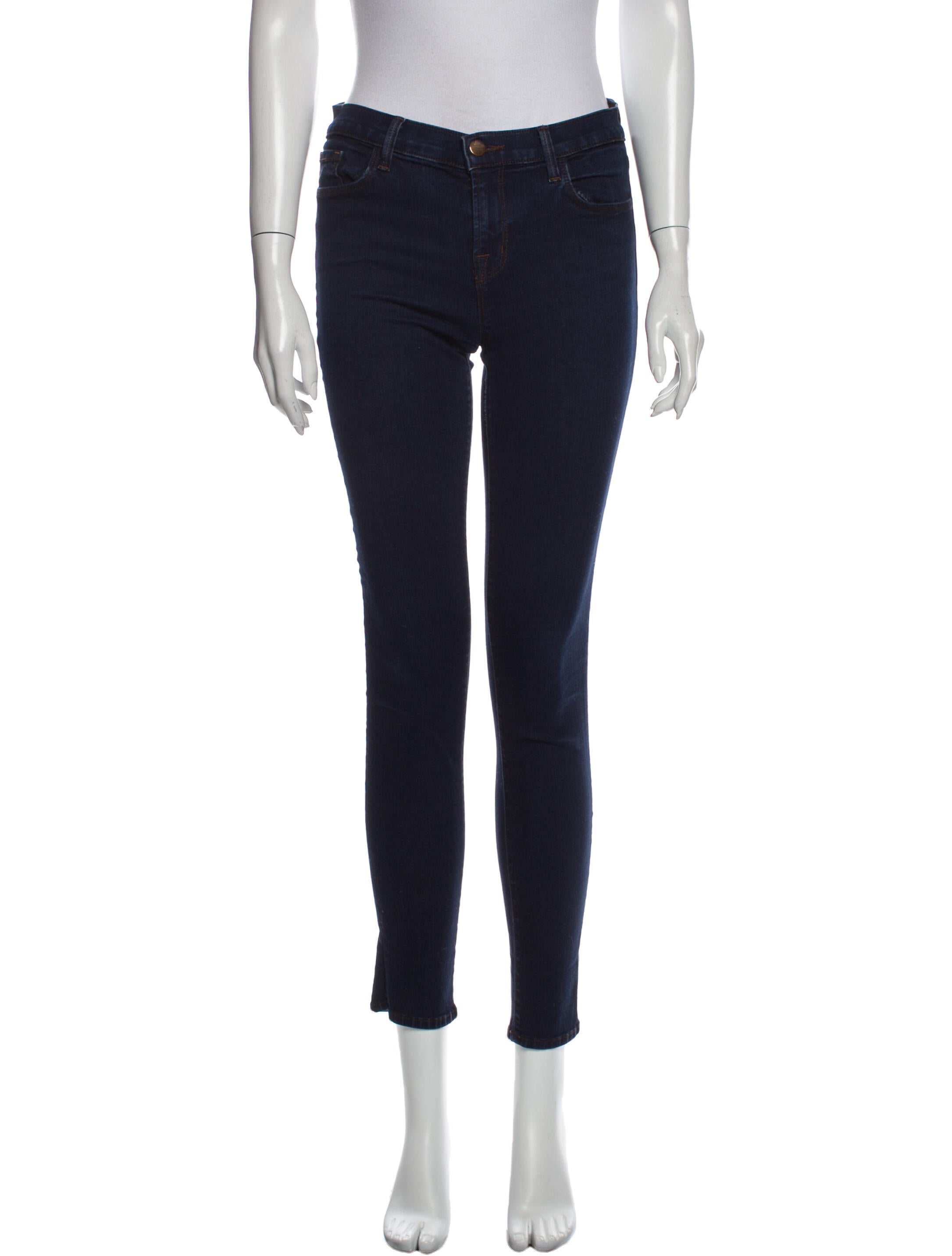 J Brand Mid-Rise Skinny Leg Jeans