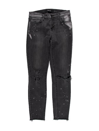 J Brand Mid-Rise Skinny Leg Jeans