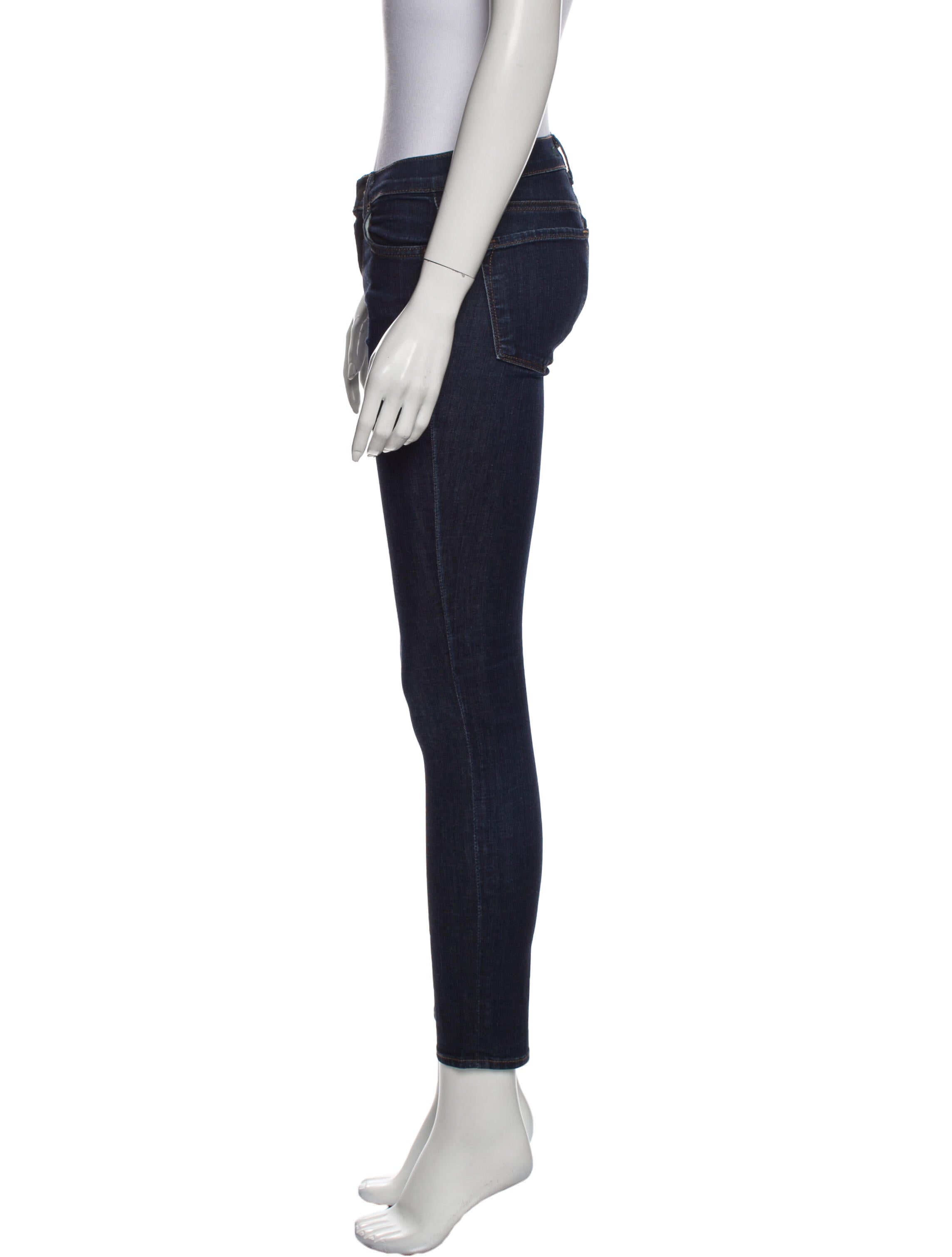 J Brand Mid-Rise Skinny Leg Jeans