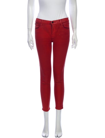J Brand Mid-Rise Skinny Leg Jeans