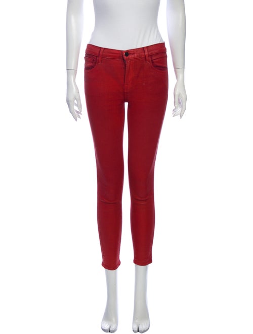 J Brand Mid-Rise Skinny Leg Jeans