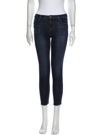 J Brand Mid-Rise Skinny Leg Jeans