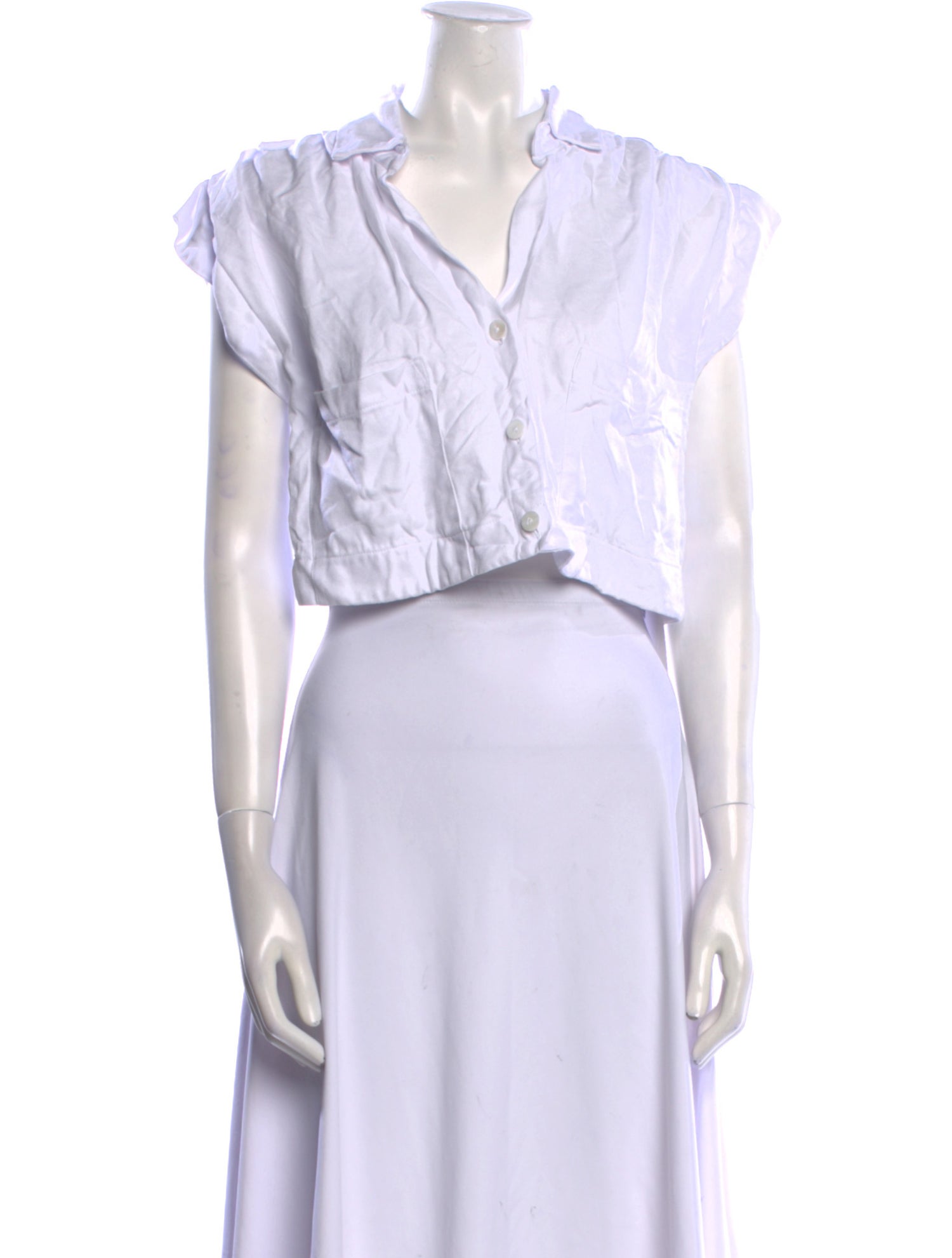 JBQ Hemp Short Sleeve Crop Top