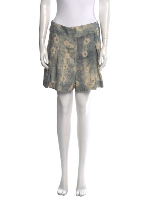 JBQ Tie-Dye Print Knee-Length Shorts