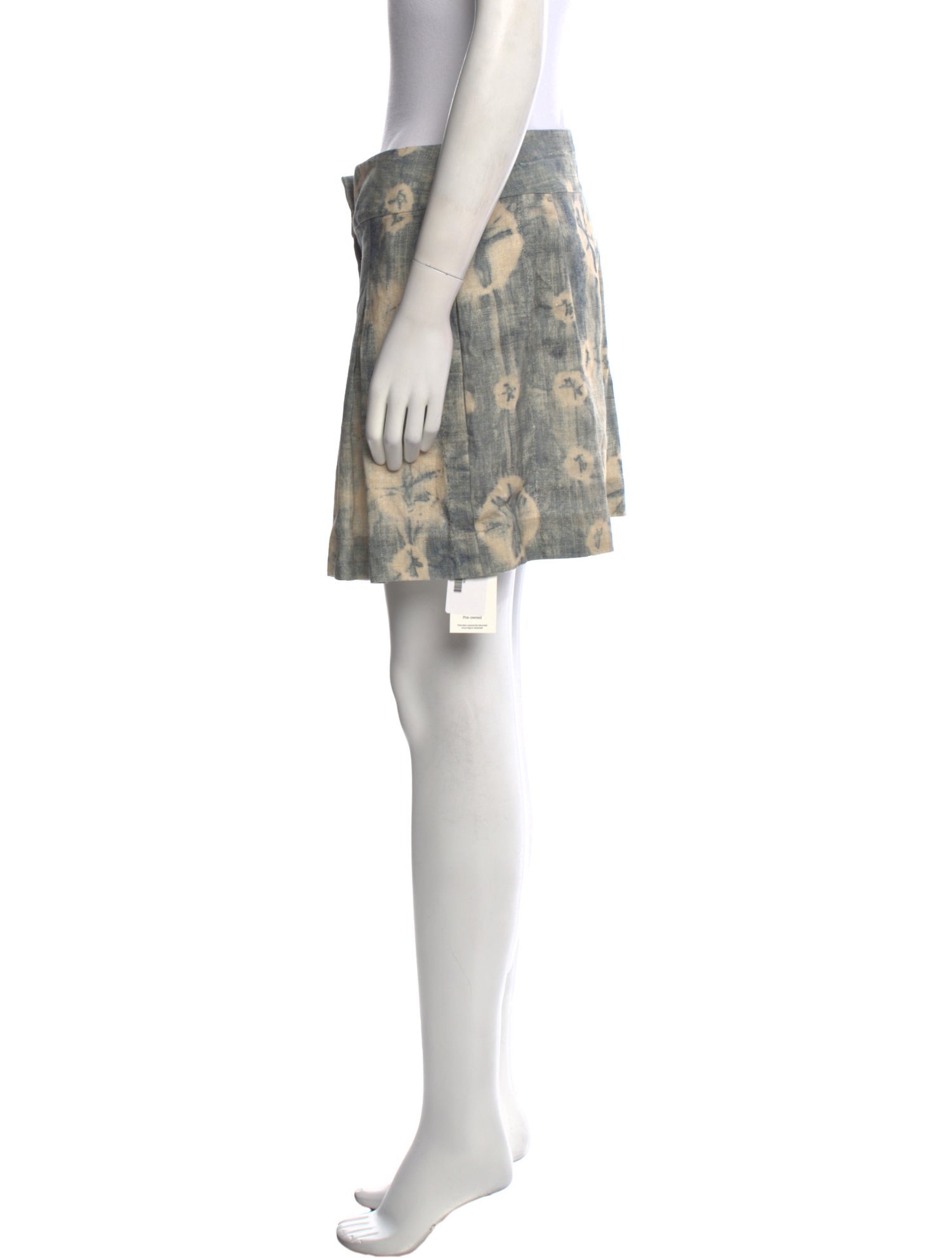 JBQ Tie-Dye Print Knee-Length Shorts