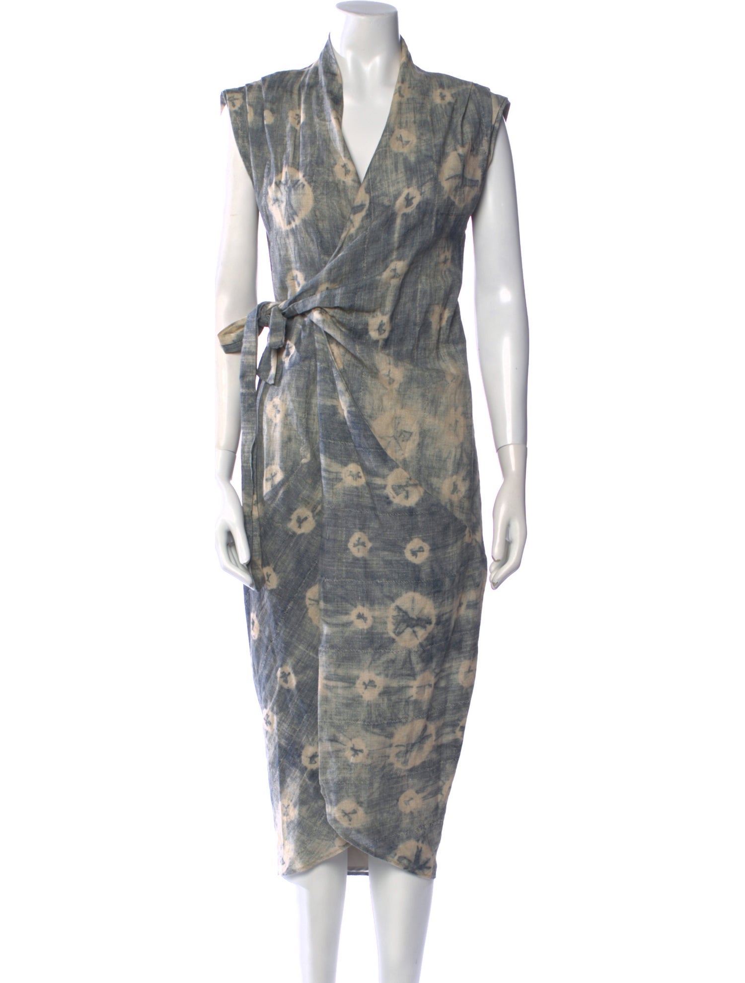 JBQ Tie-Dye Print Long Dress