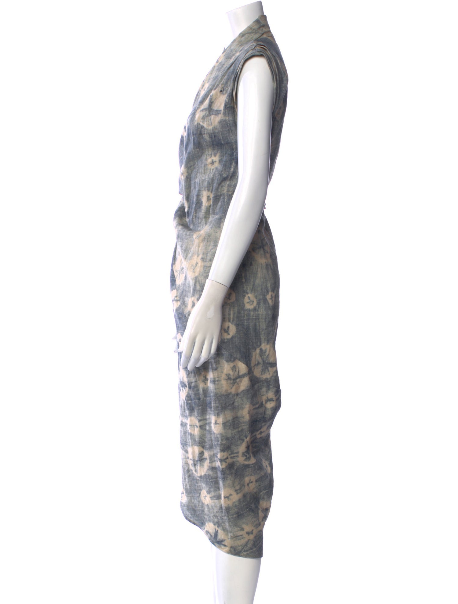 JBQ Tie-Dye Print Long Dress