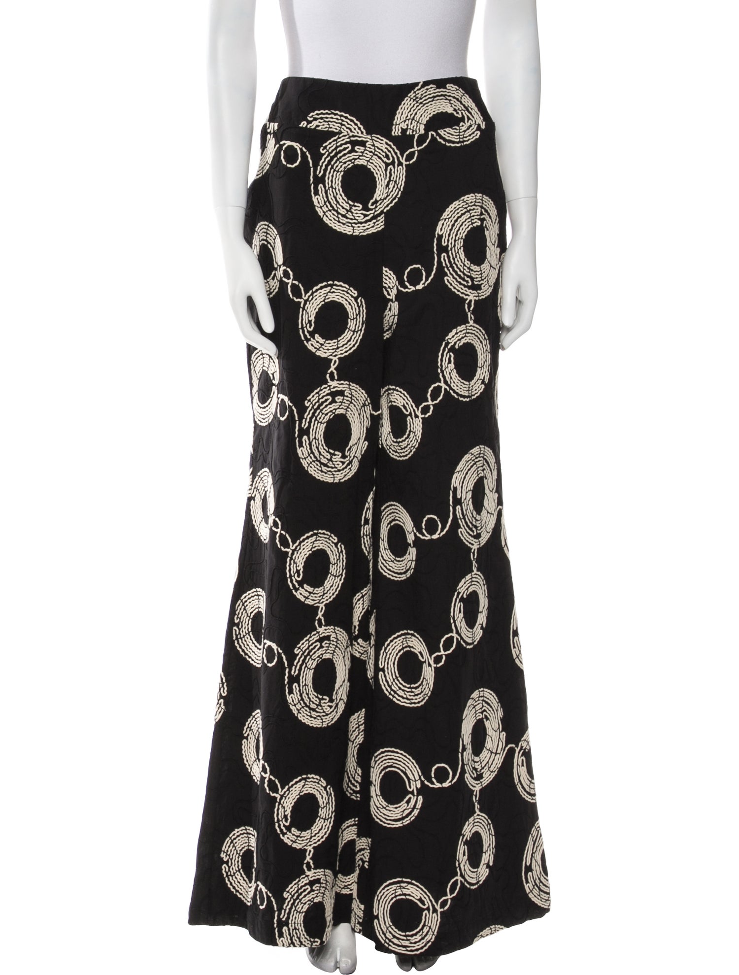 JBQ Printed Wide Leg Pants