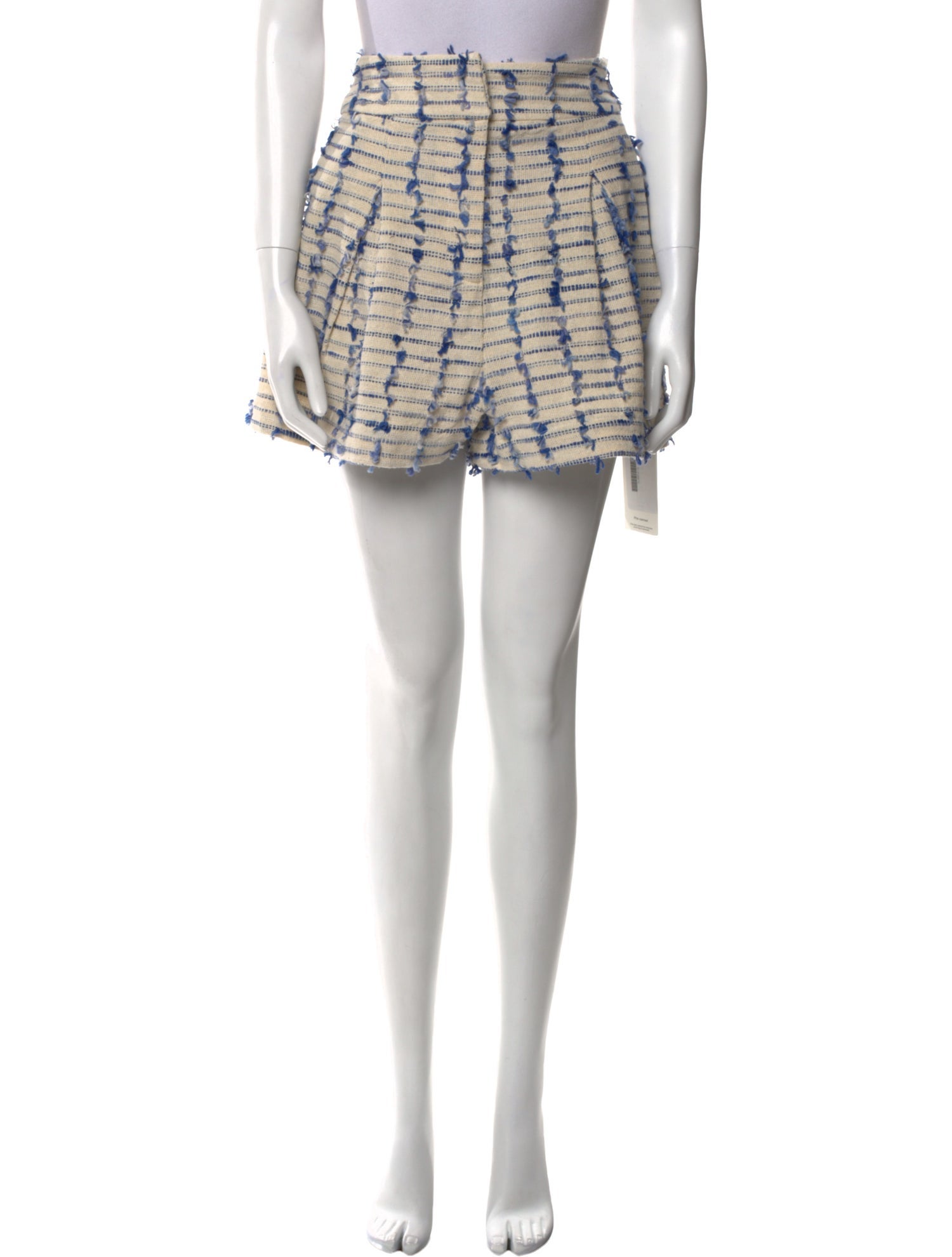 JBQ Plaid Print Mini Shorts