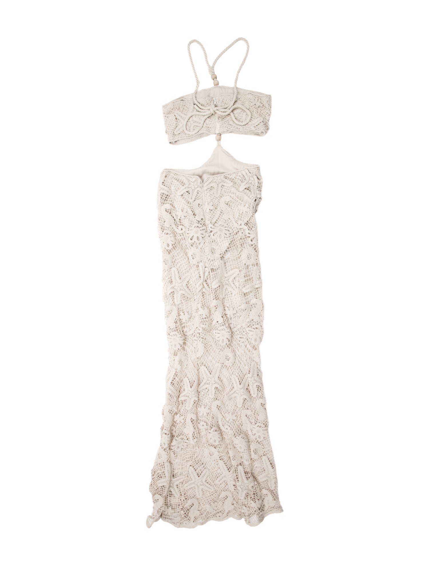 JBQ Lace Pattern Long Dress