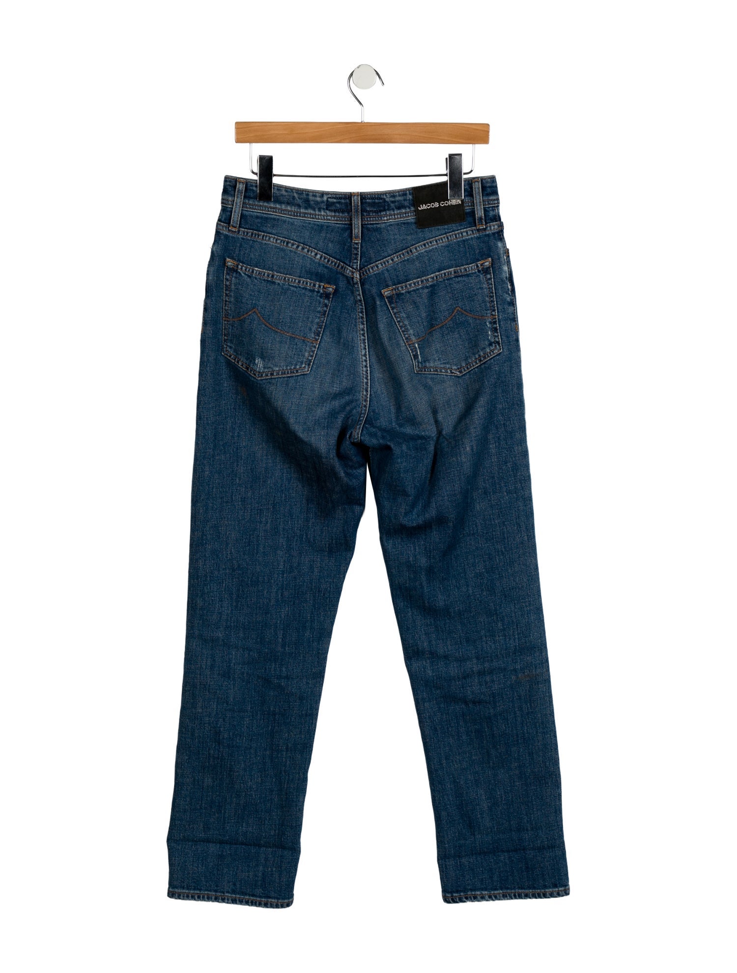 Jacob Cohën High-Rise Straight Leg Jeans