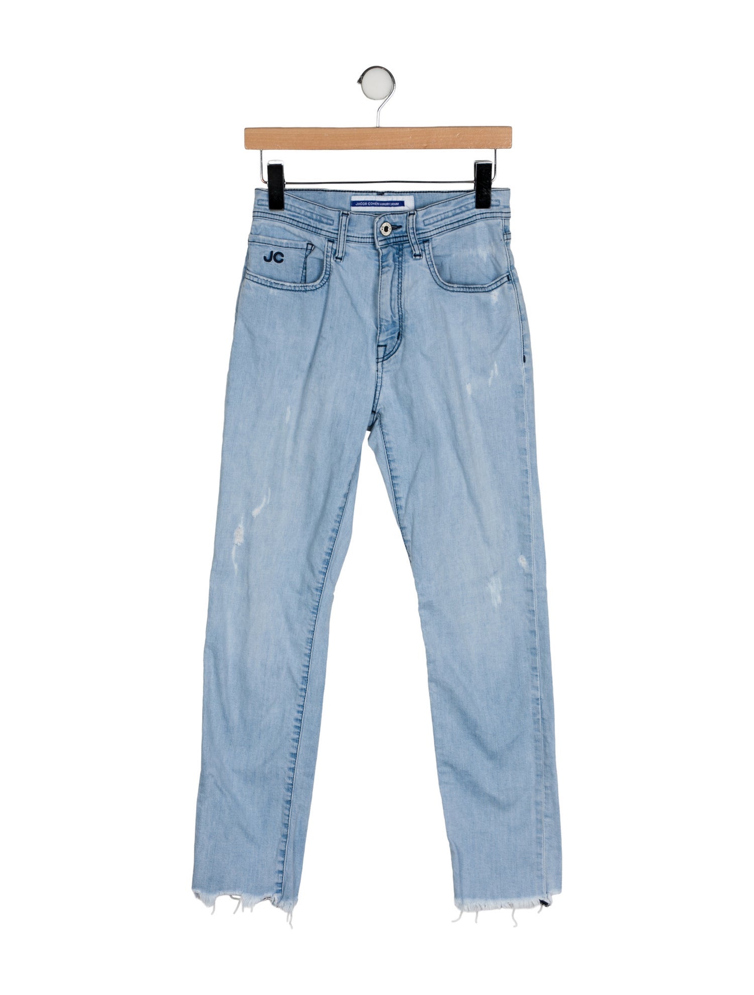 Jacob Cohën Mid-Rise Straight Leg Jeans