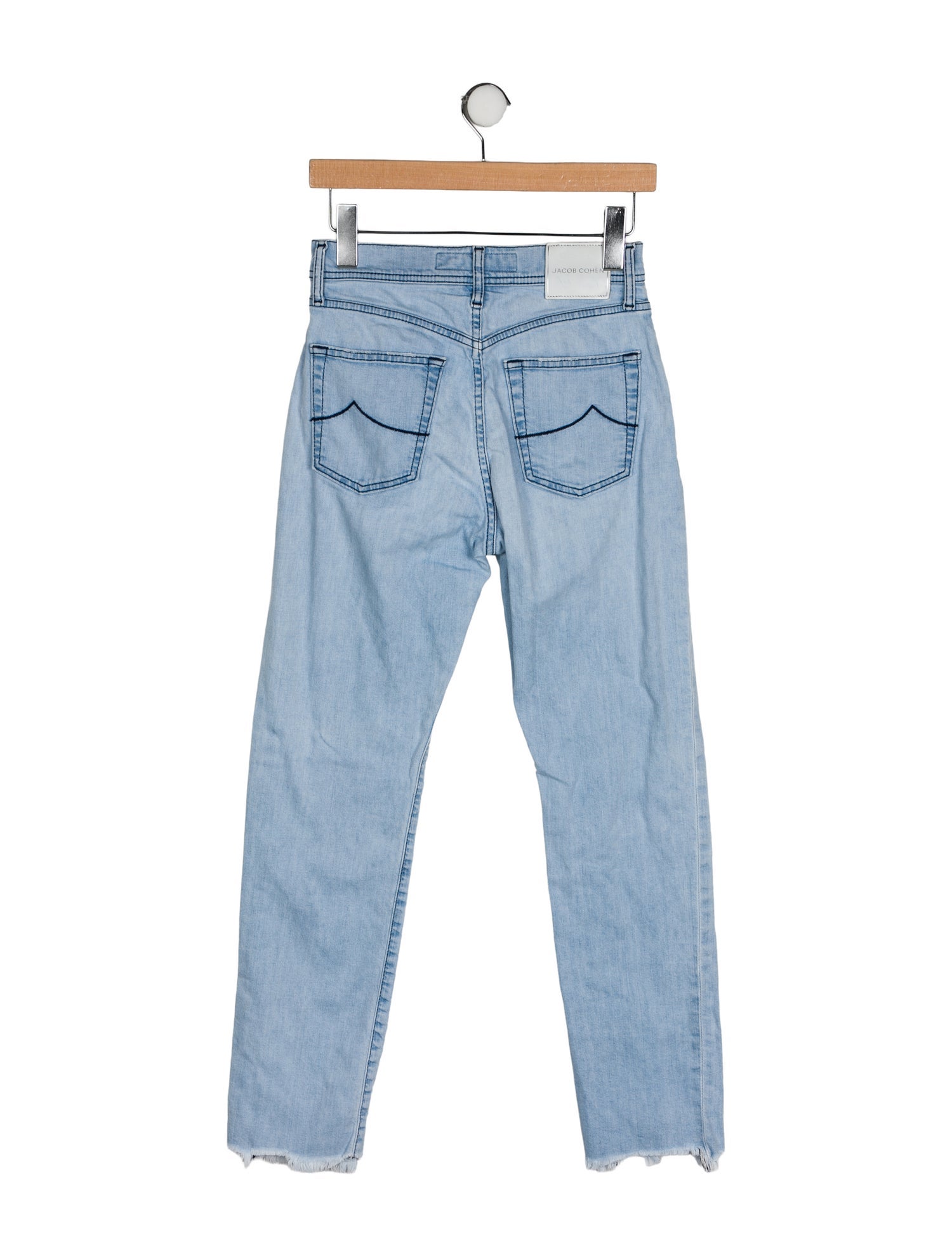 Jacob Cohën Mid-Rise Straight Leg Jeans