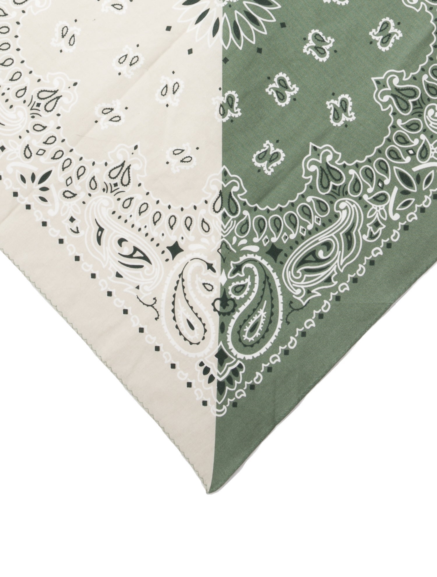 Jacob Cohën 'Pursuit of Happiness' Striped Harness Paisley Print Scarf