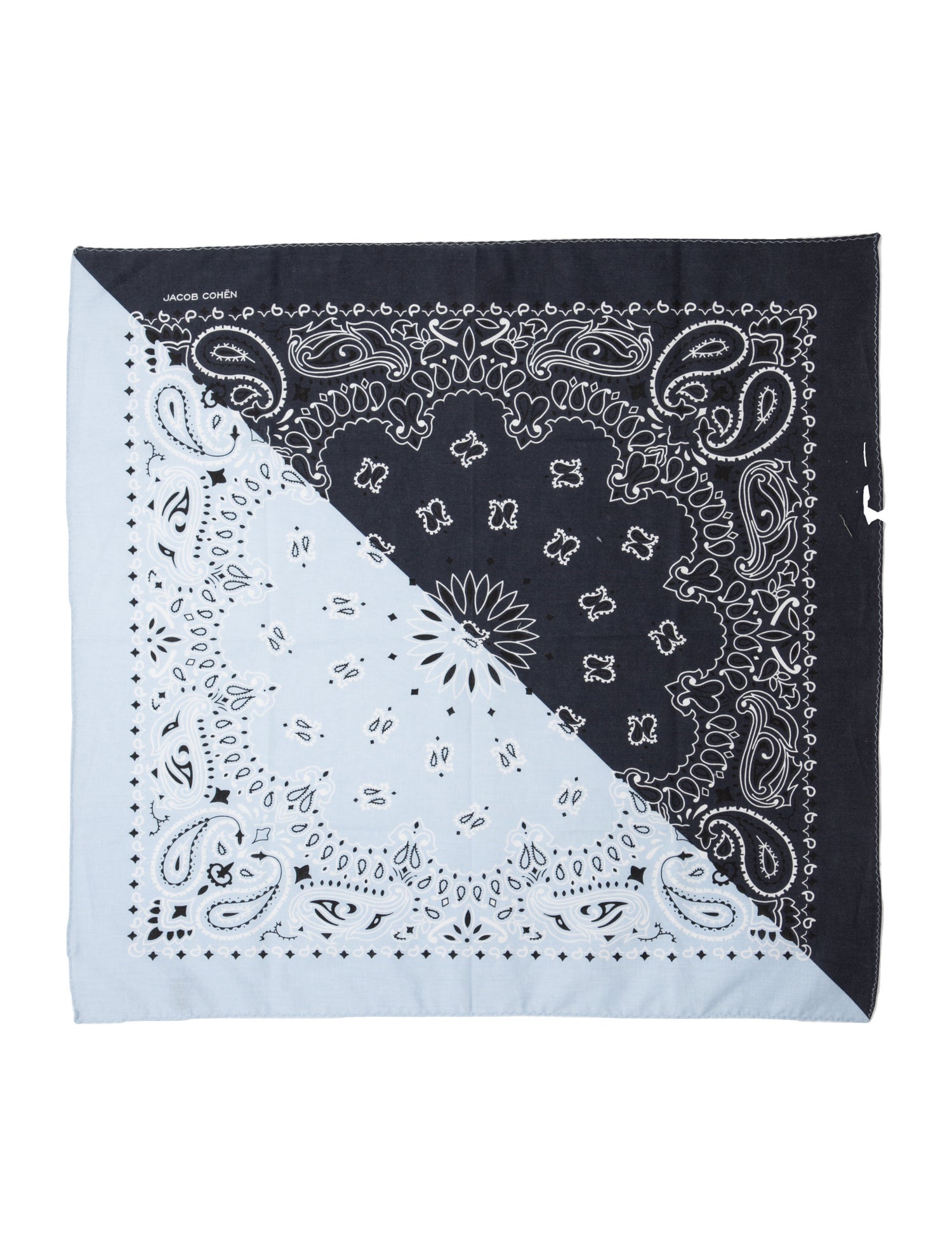 Jacob Cohën Paisley Print Scarf