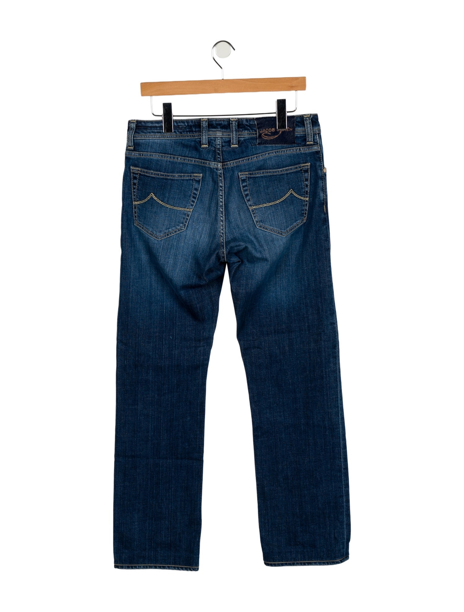 Jacob Cohën Mid-Rise Straight Leg Jeans