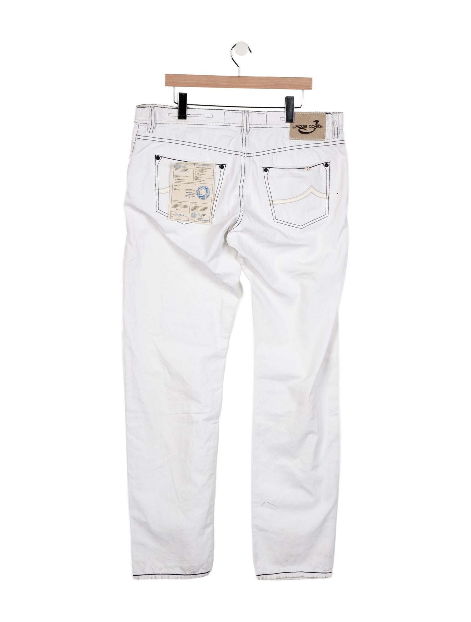 Jacob Cohën Mid-Rise Straight Leg Jeans