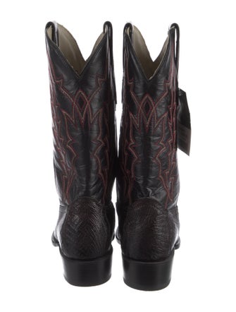 J.B. Dillon Leather Western Boots