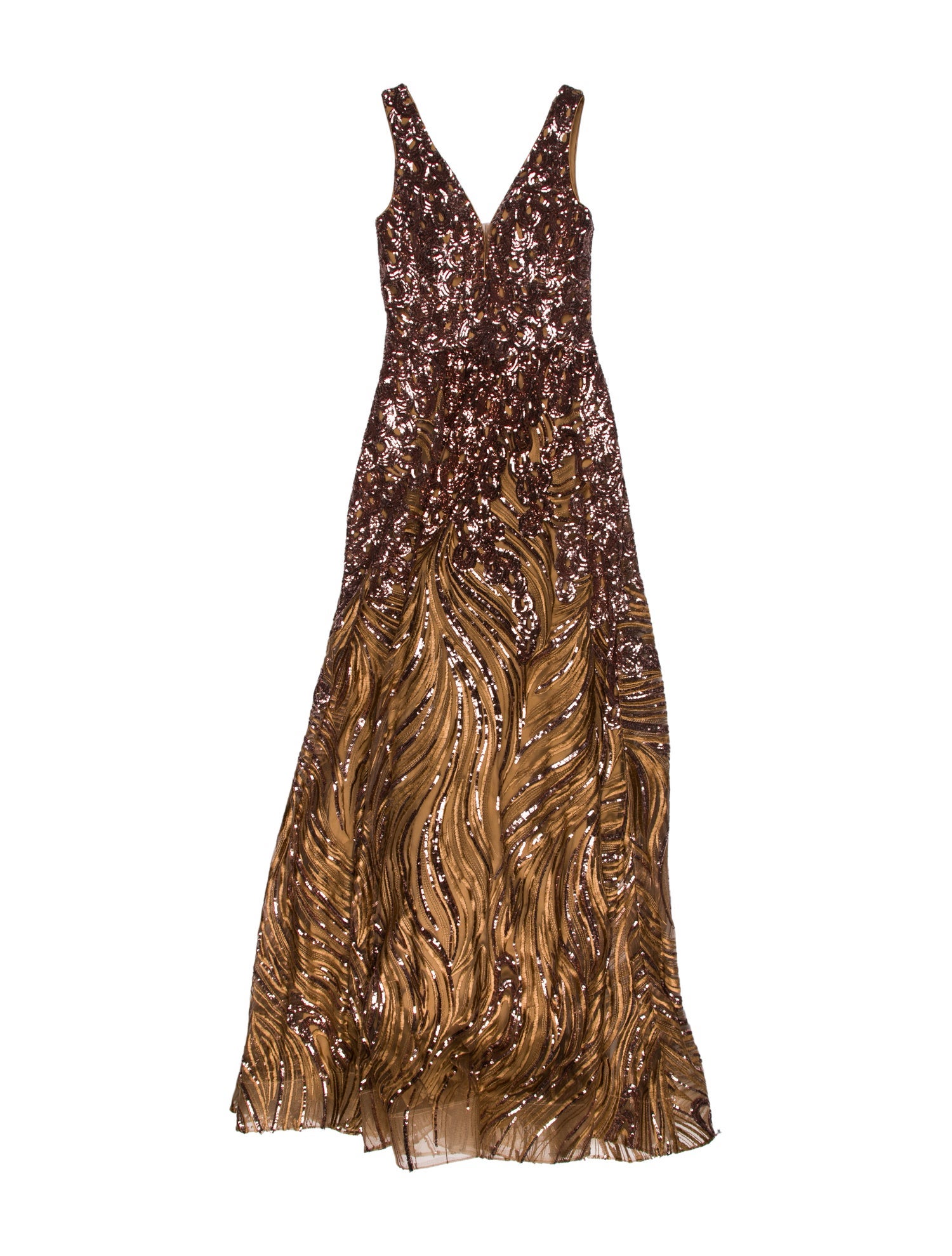 JVN by Jovani Sequin Long Dress w/ Tags