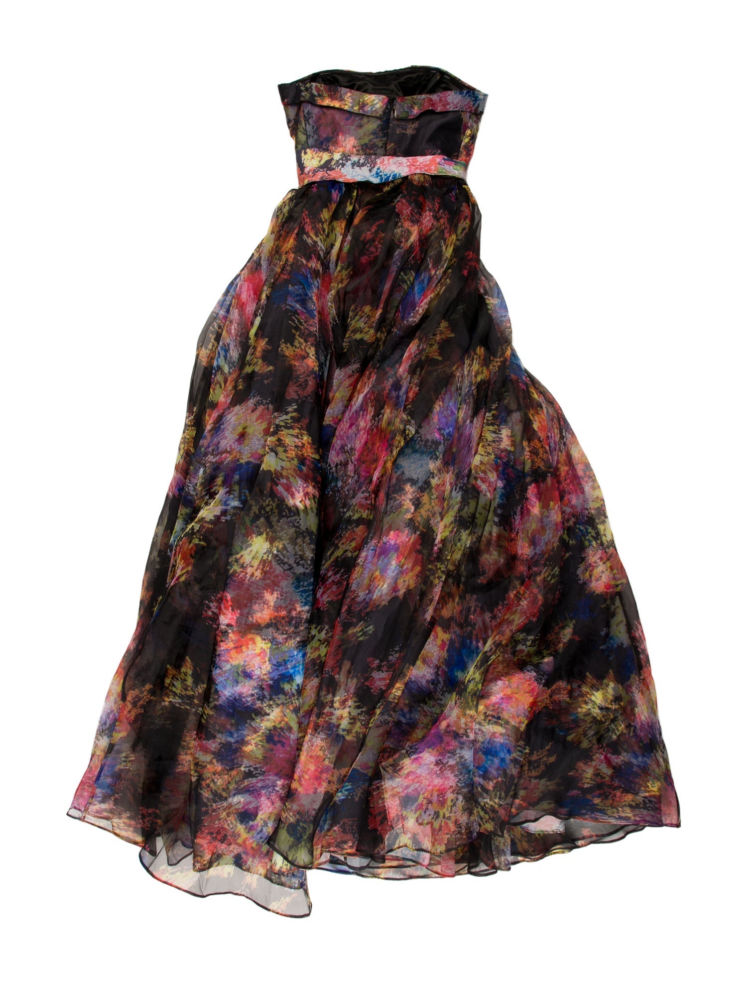 JVN by Jovani Floral Print Long Dress w/ Tags