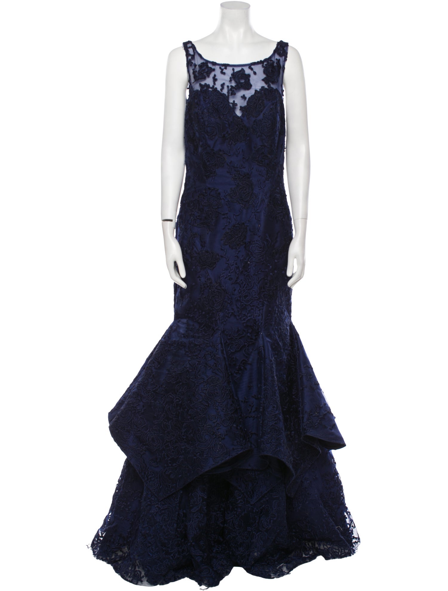 JVN by Jovani Printed Long Dress