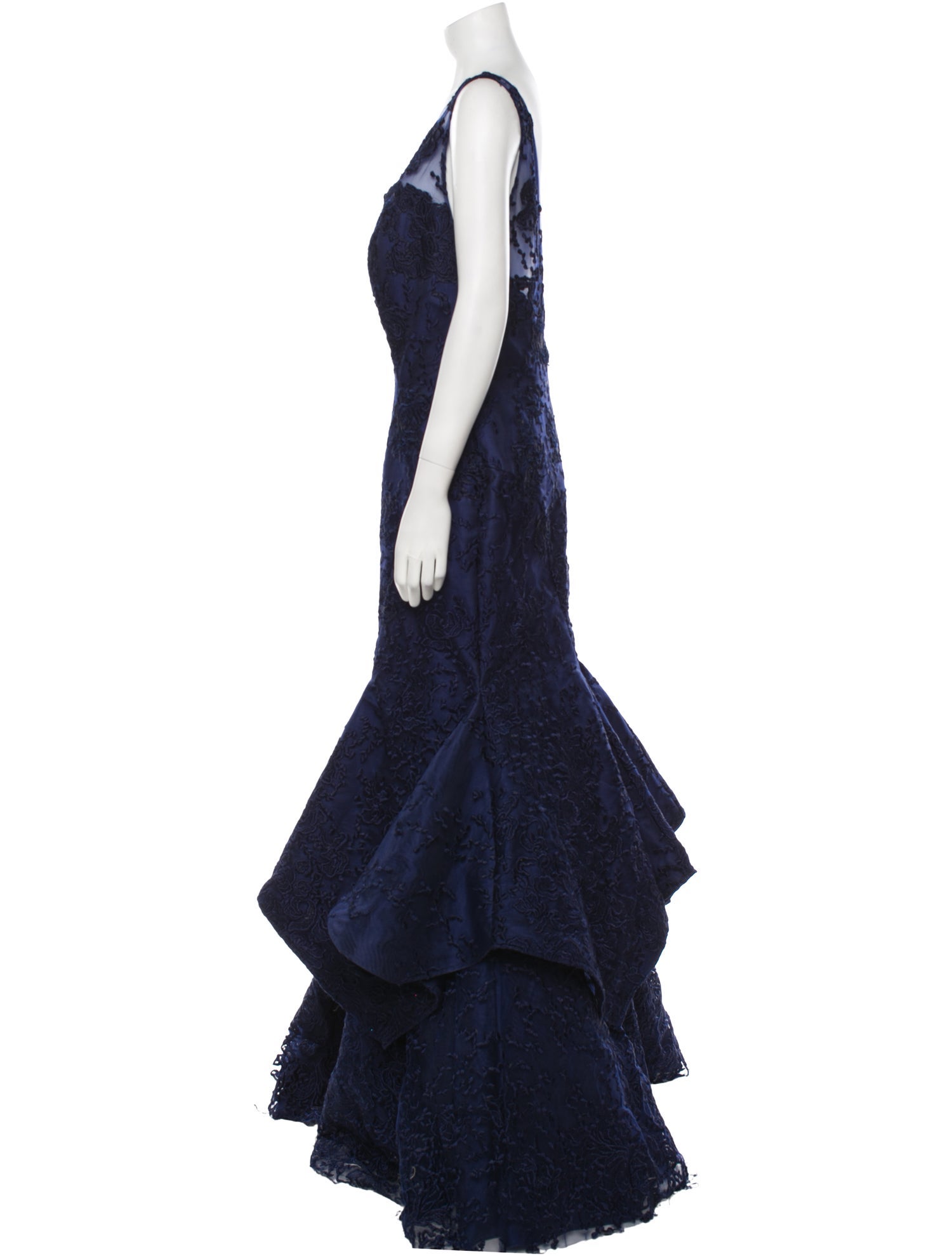 JVN by Jovani Printed Long Dress