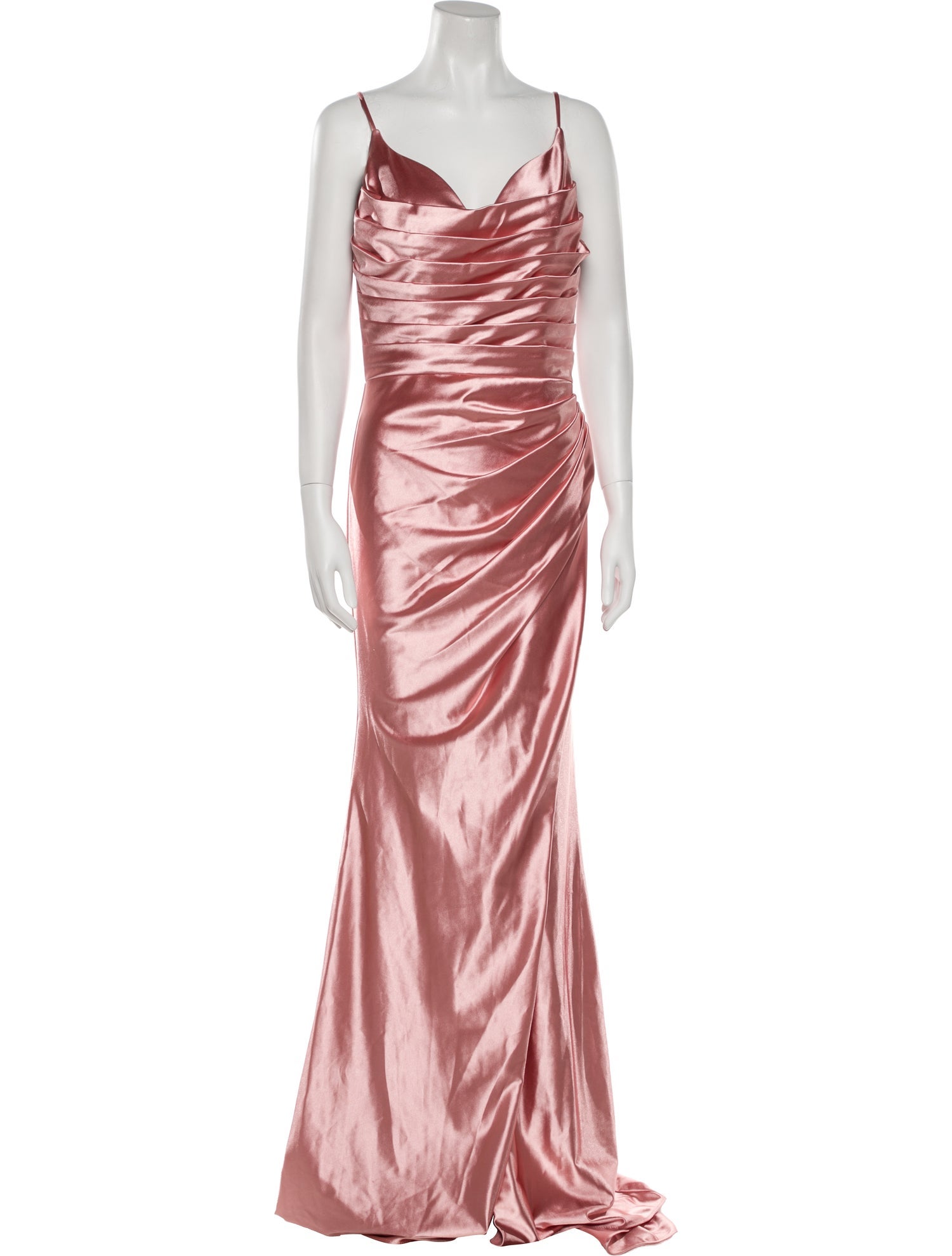 JVN by Jovani Cowl Neck Long Dress w/ Tags